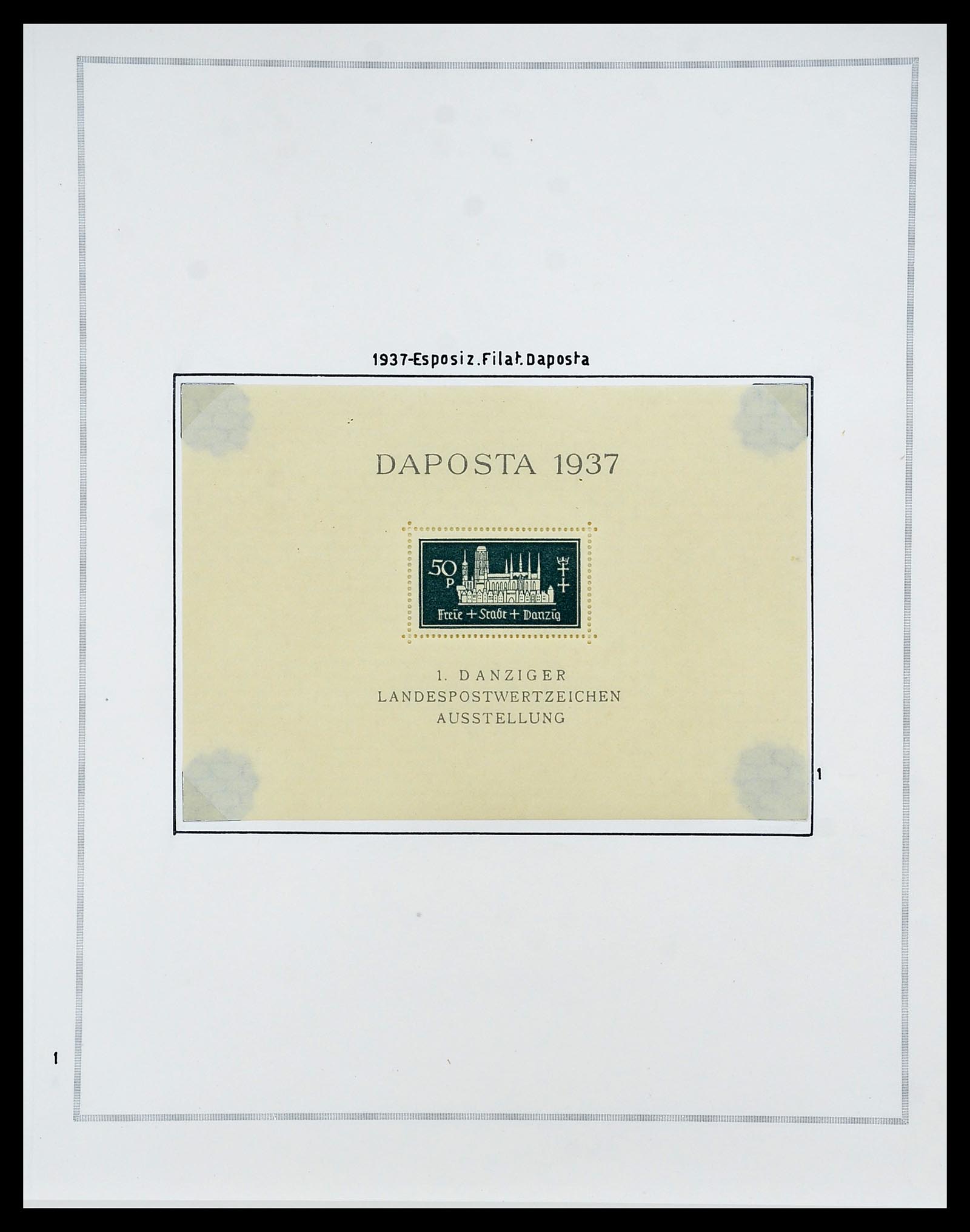 34689 021 - Postzegelverzameling 34689 Danzig 1920-1939.