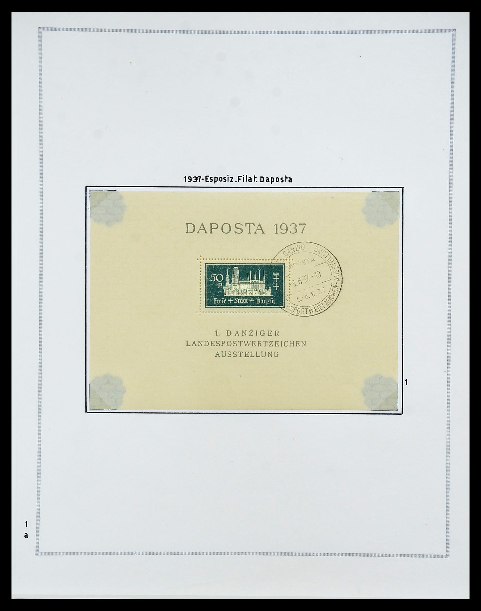 34689 022 - Postzegelverzameling 34689 Danzig 1920-1939.