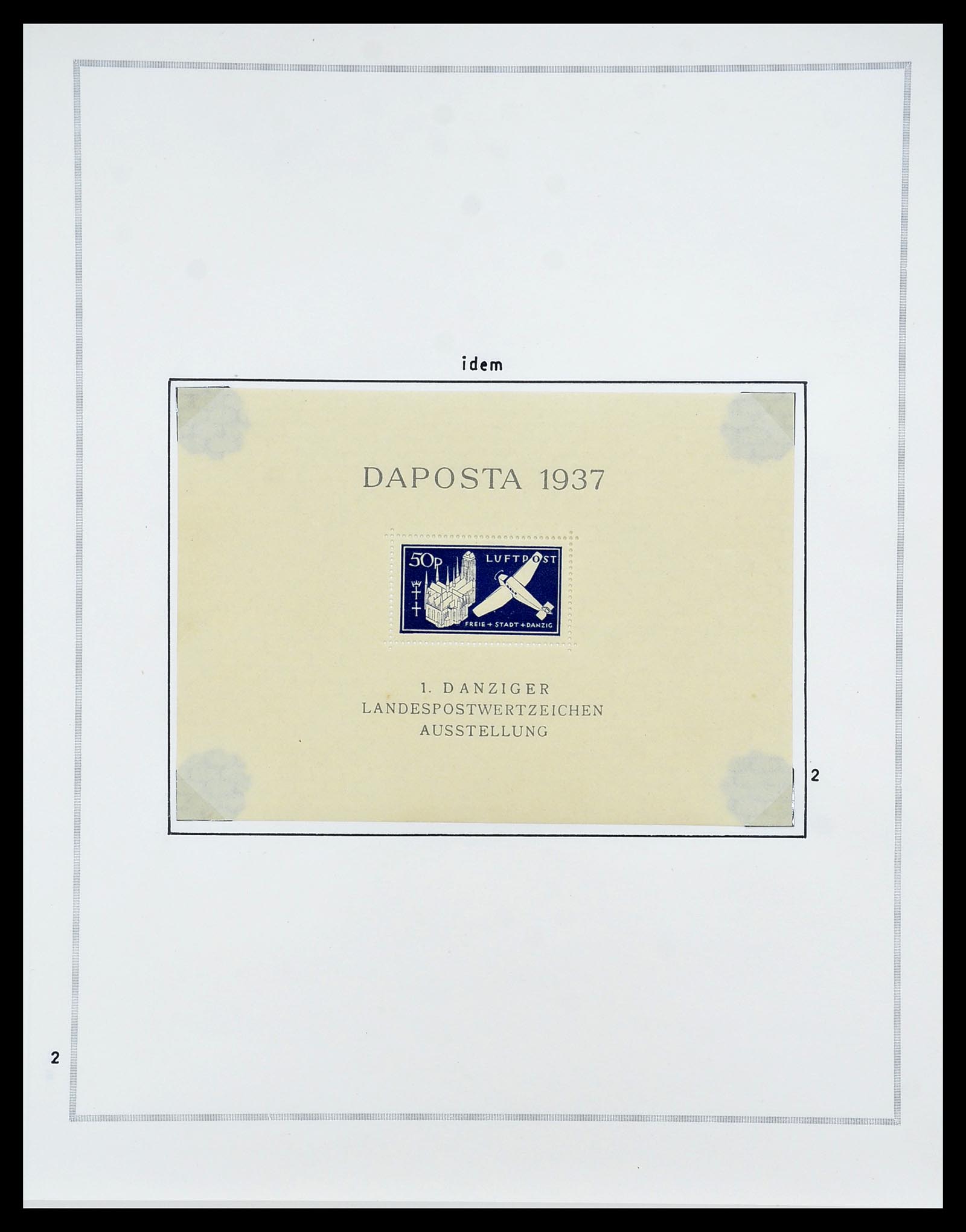 34689 023 - Postzegelverzameling 34689 Danzig 1920-1939.