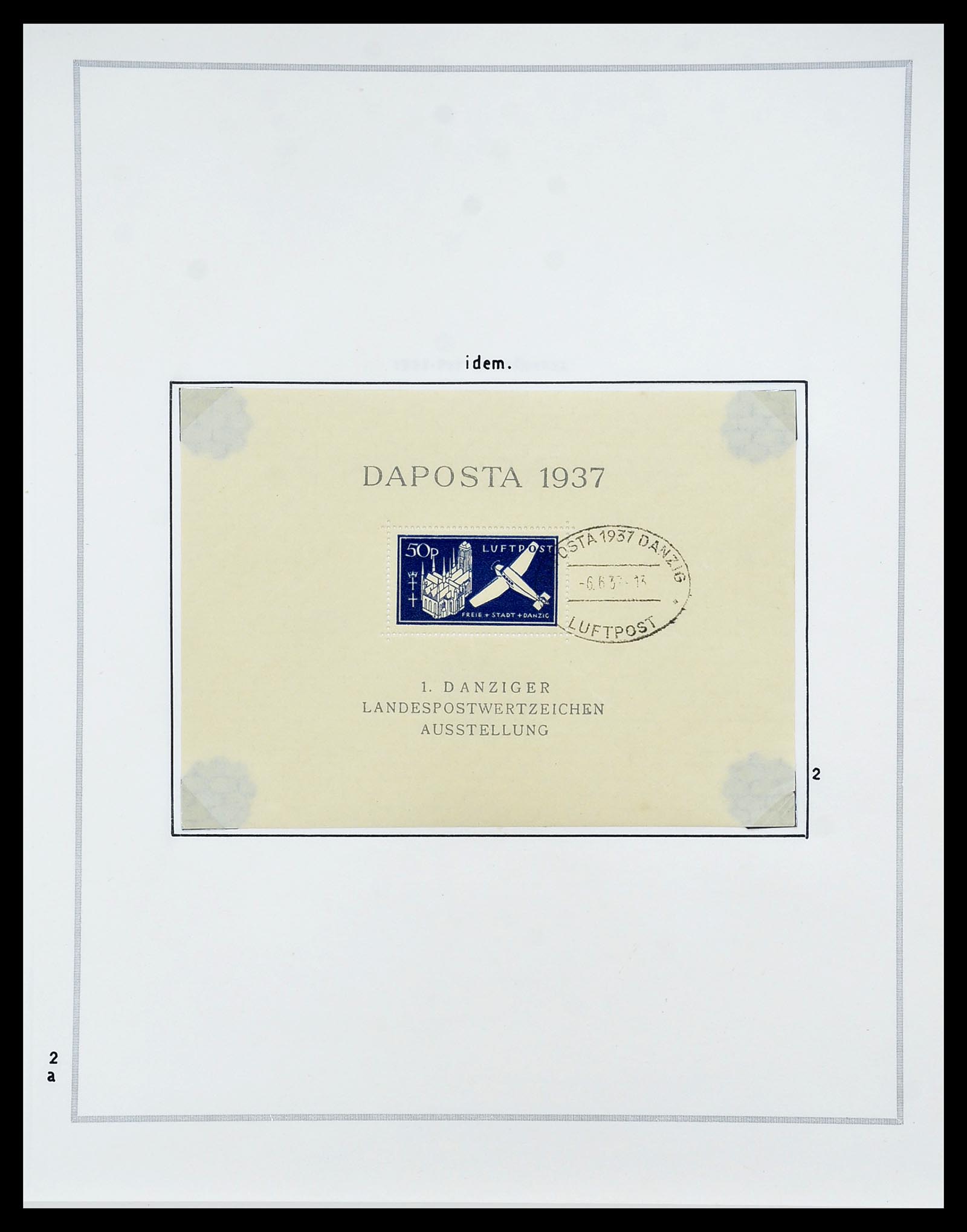 34689 024 - Postzegelverzameling 34689 Danzig 1920-1939.