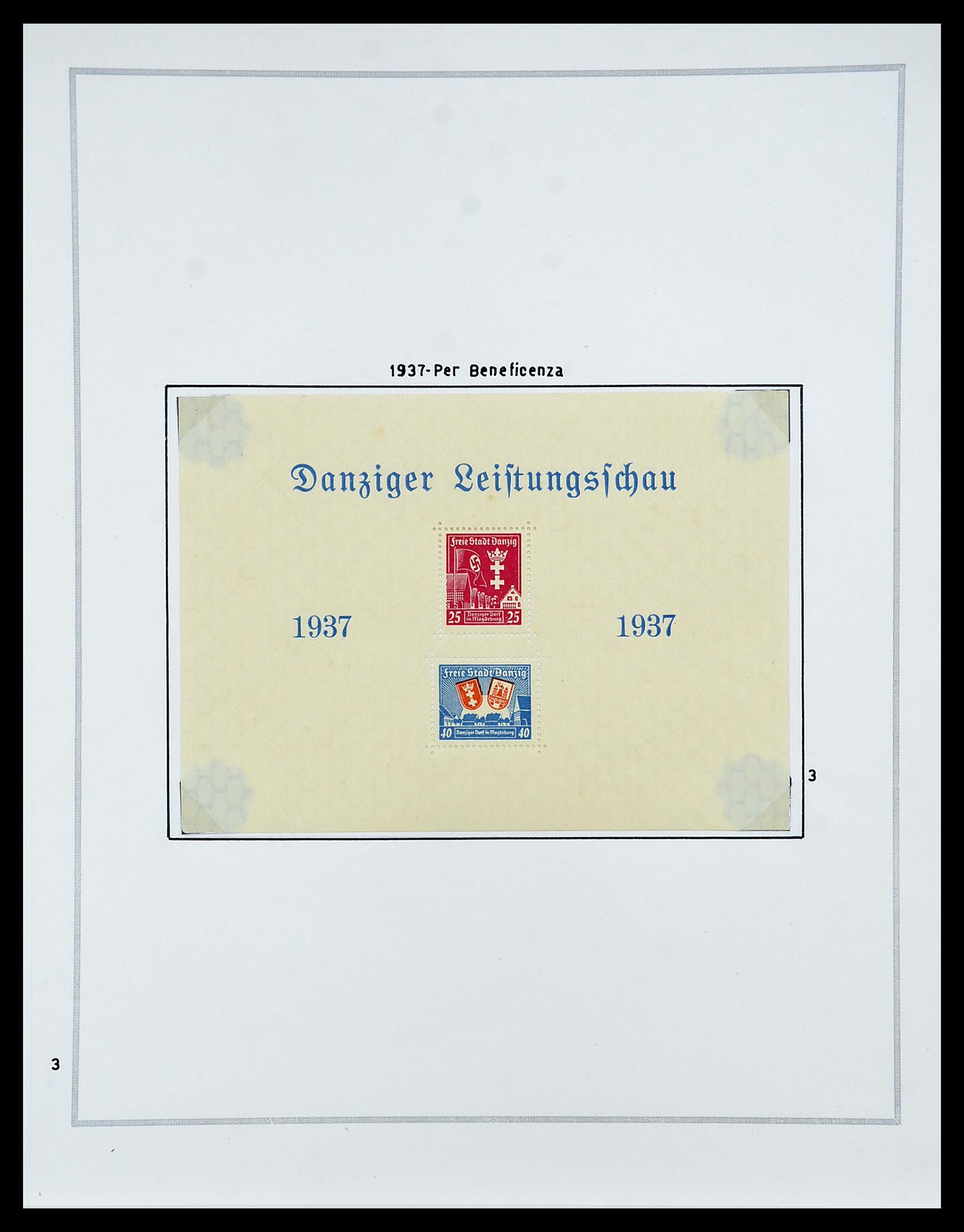 34689 025 - Postzegelverzameling 34689 Danzig 1920-1939.