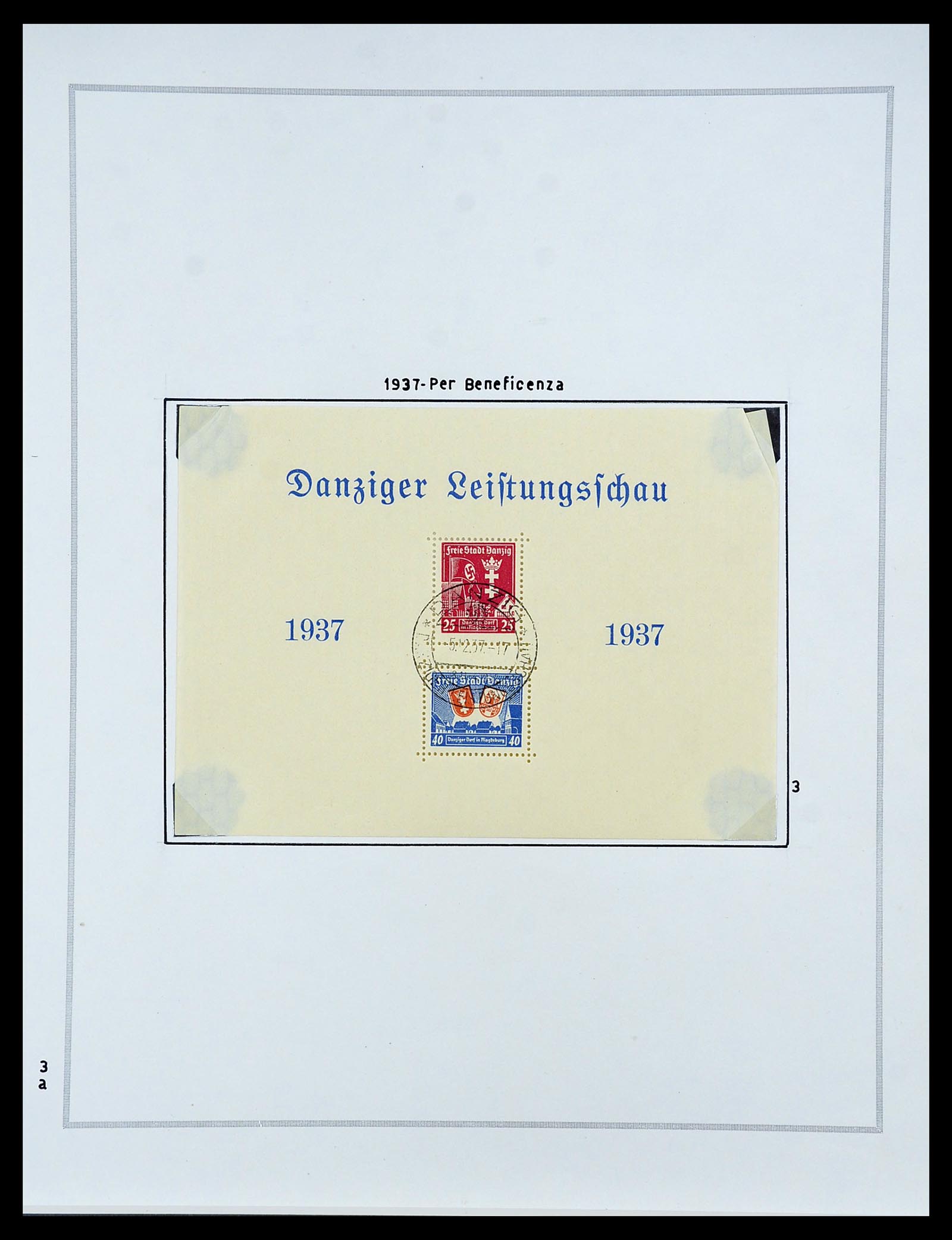 34689 026 - Postzegelverzameling 34689 Danzig 1920-1939.