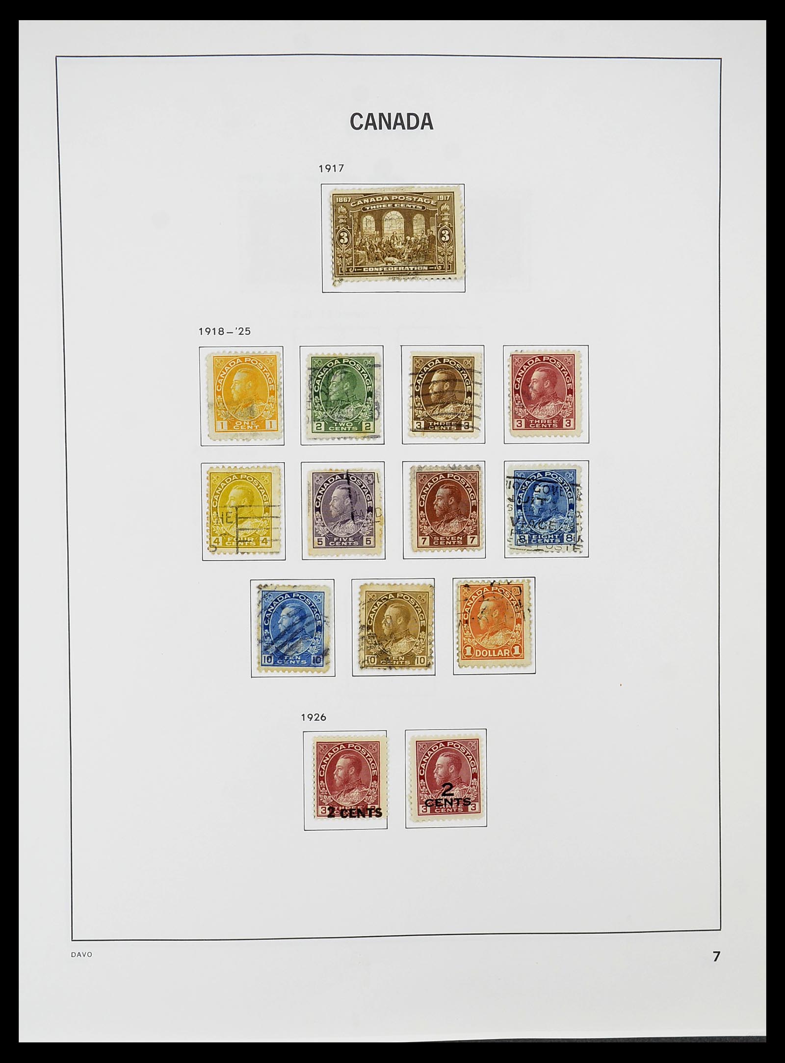 34692 008 - Postzegelverzameling 34692 Canada 1858-1989.