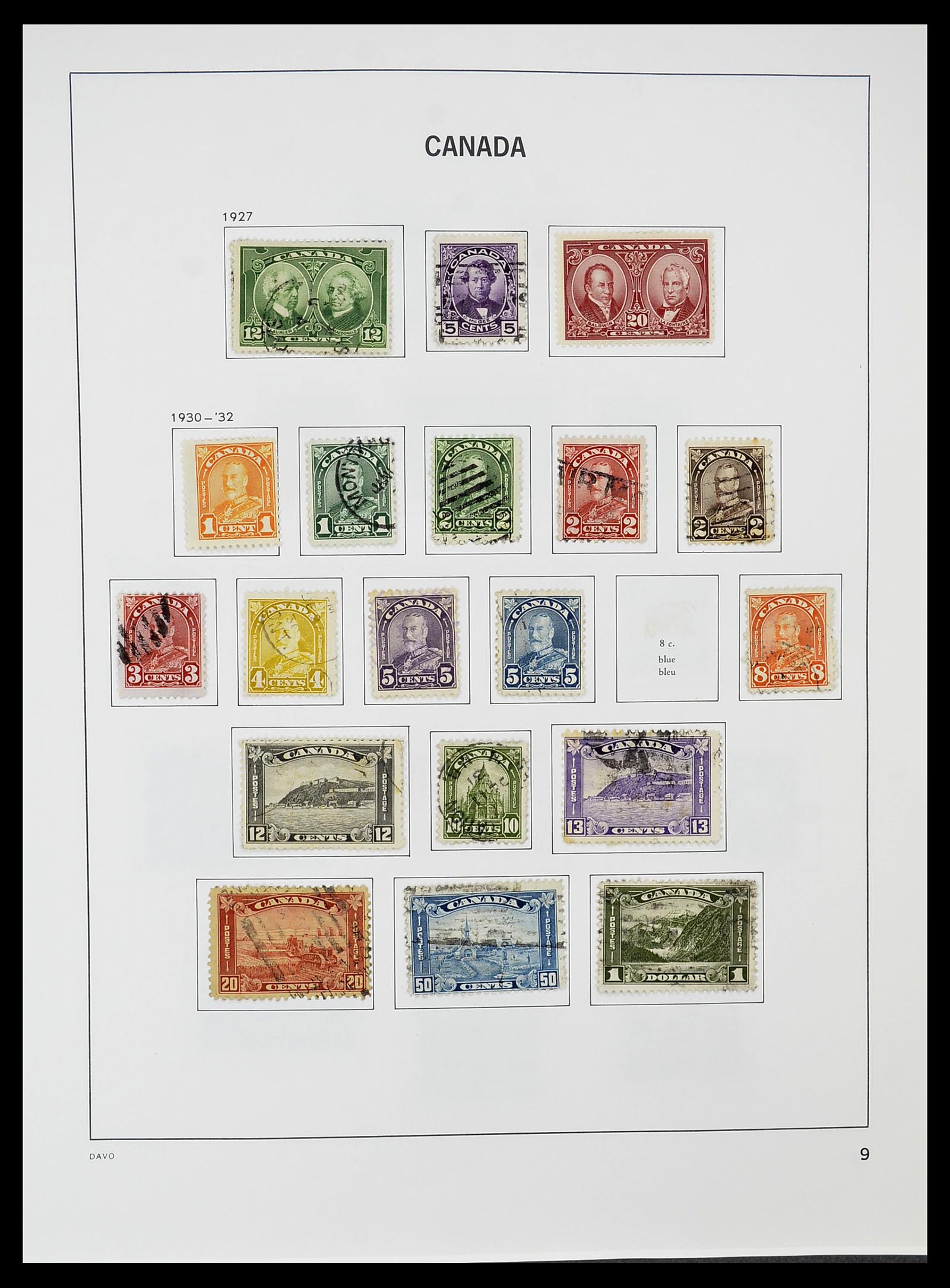 34692 011 - Postzegelverzameling 34692 Canada 1858-1989.