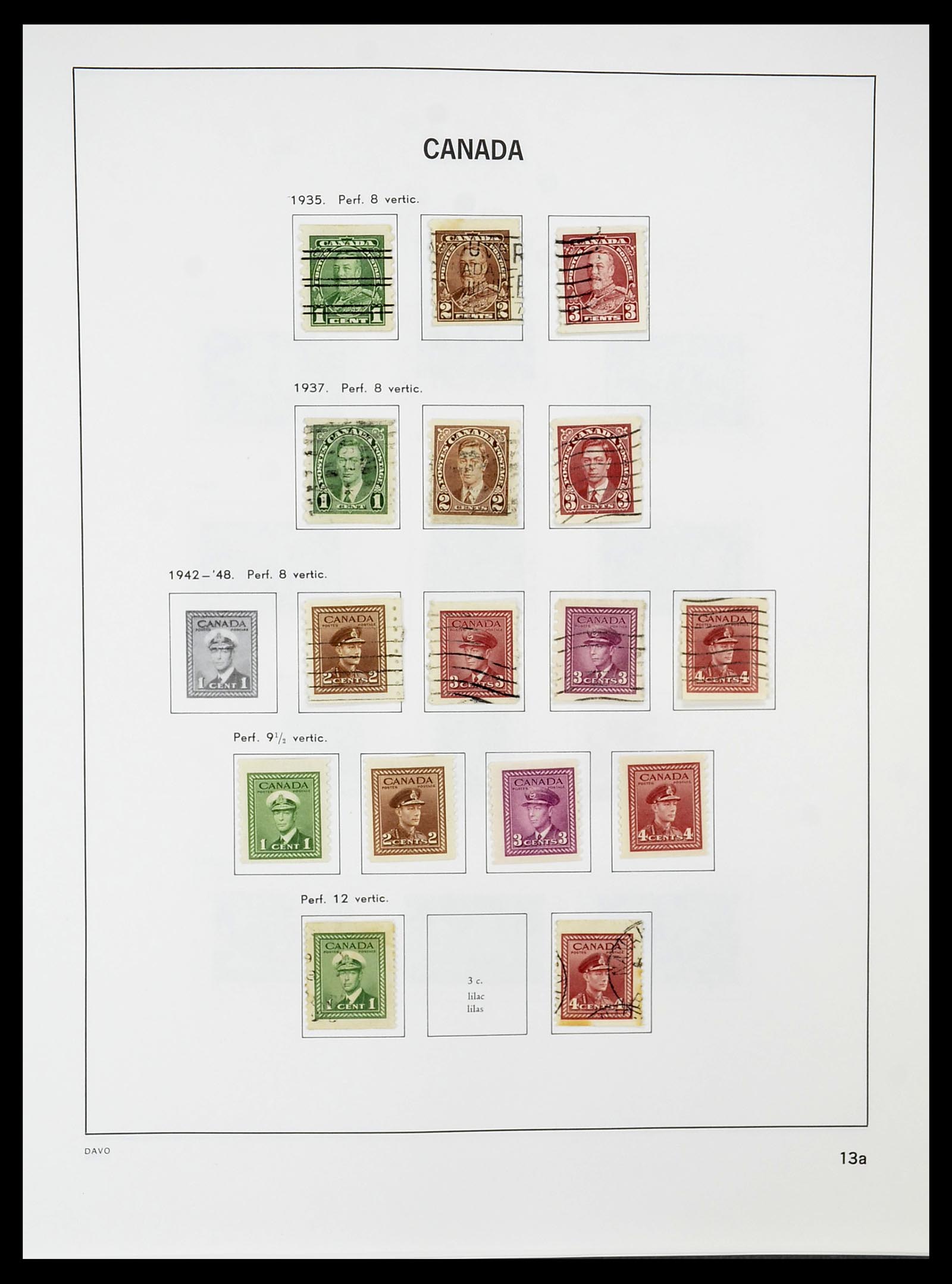 34692 017 - Postzegelverzameling 34692 Canada 1858-1989.