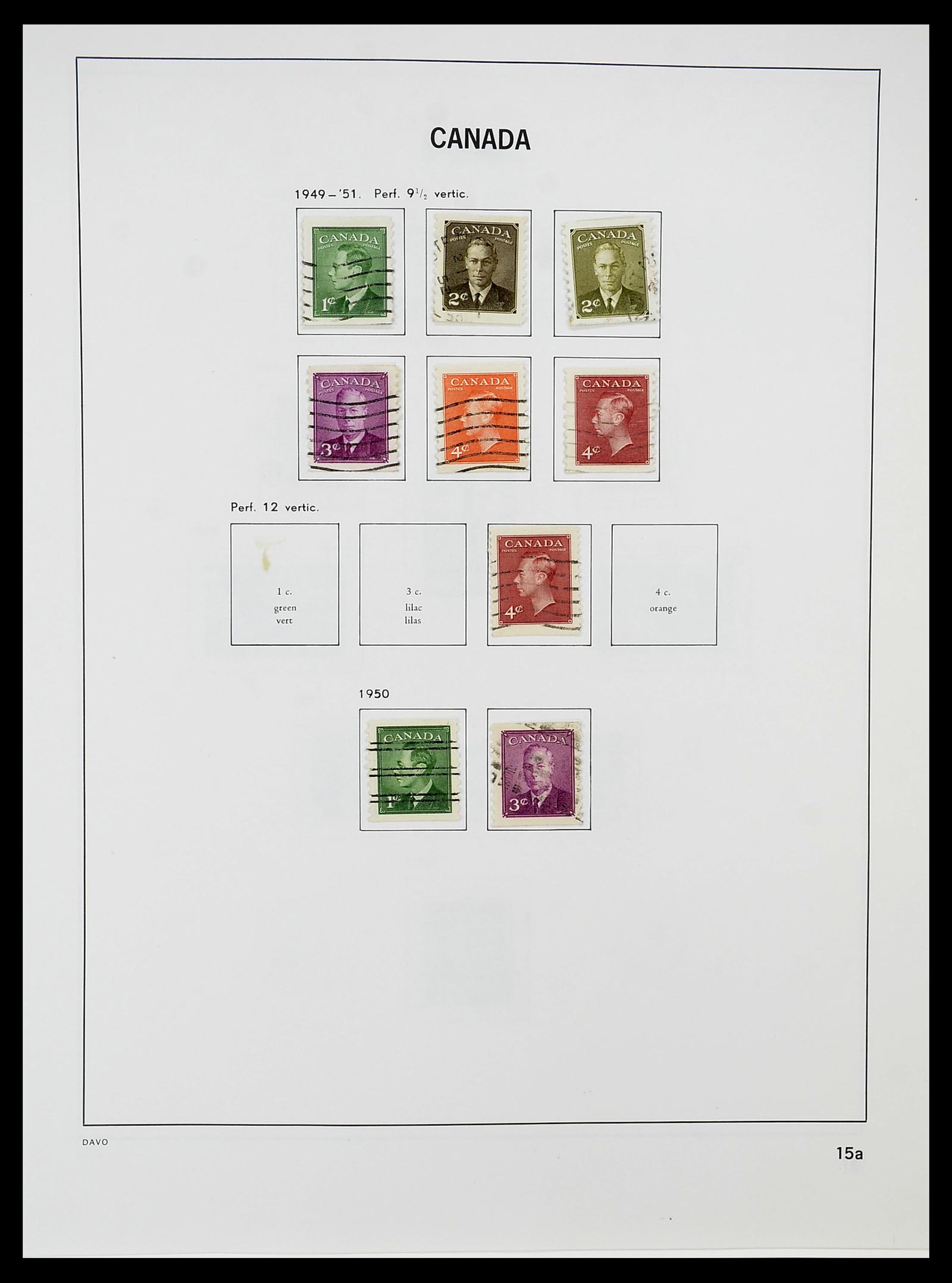 34692 020 - Postzegelverzameling 34692 Canada 1858-1989.