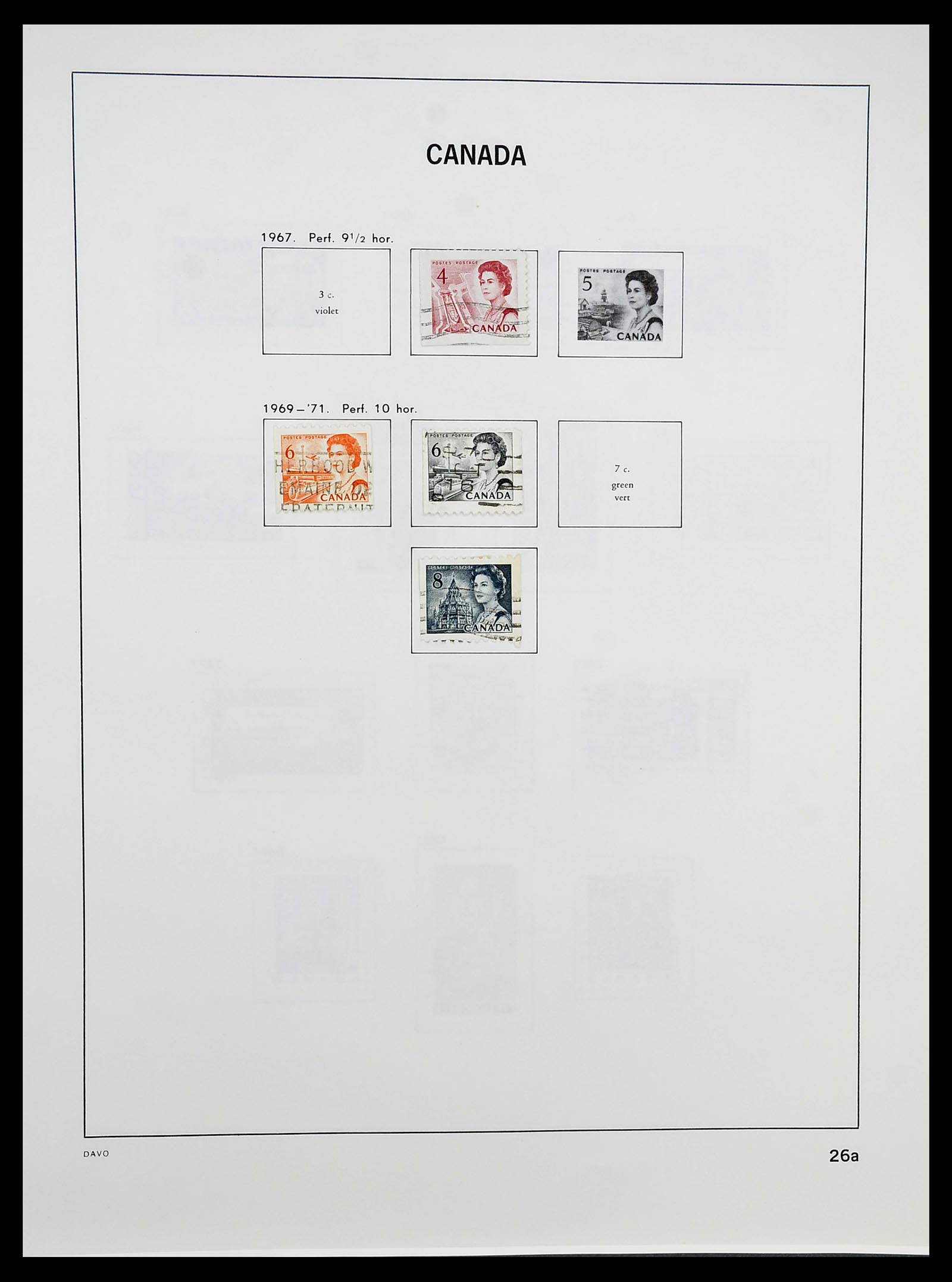 34692 033 - Postzegelverzameling 34692 Canada 1858-1989.