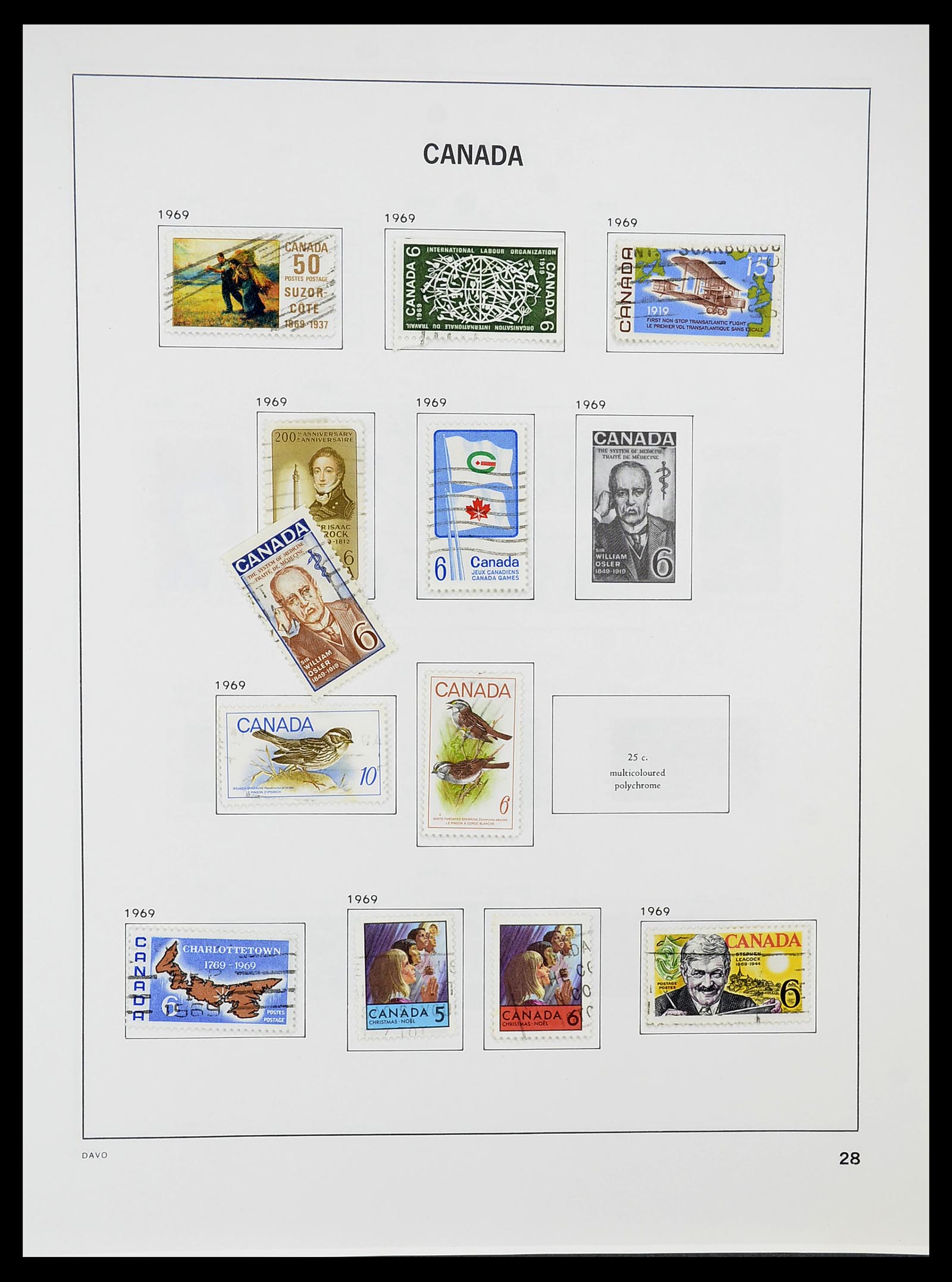34692 035 - Postzegelverzameling 34692 Canada 1858-1989.