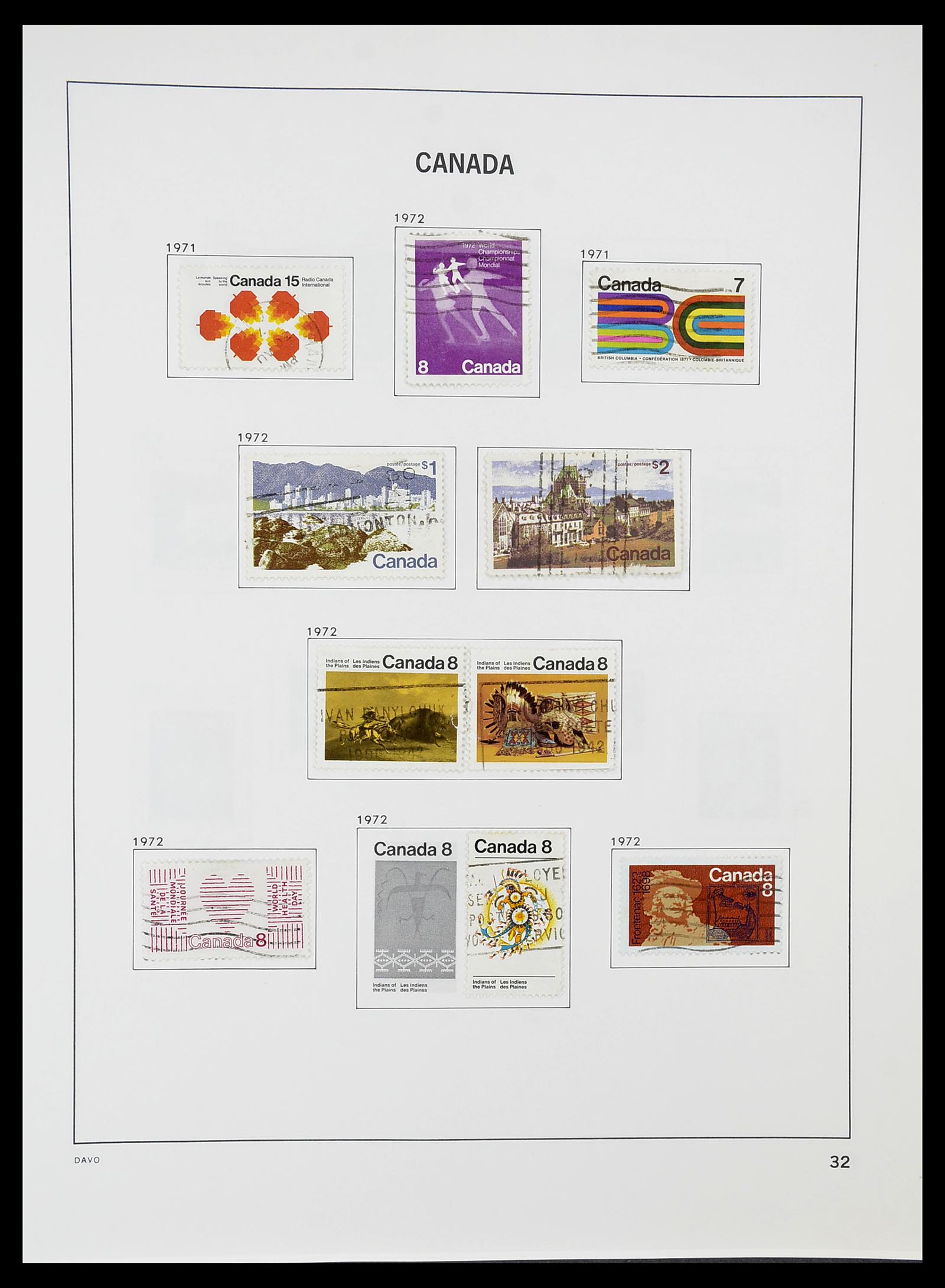 34692 039 - Postzegelverzameling 34692 Canada 1858-1989.