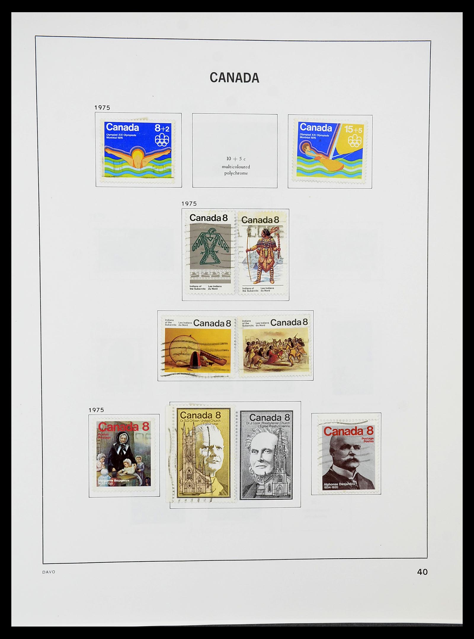 34692 047 - Postzegelverzameling 34692 Canada 1858-1989.