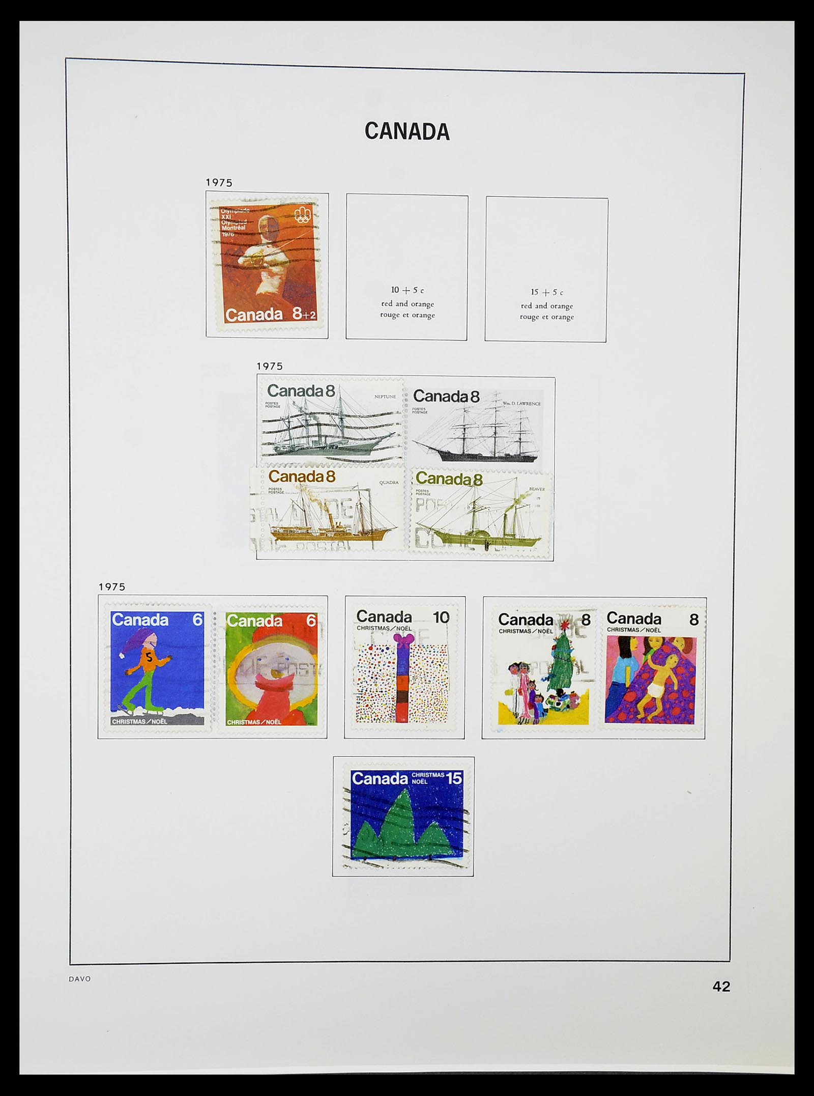 34692 049 - Postzegelverzameling 34692 Canada 1858-1989.