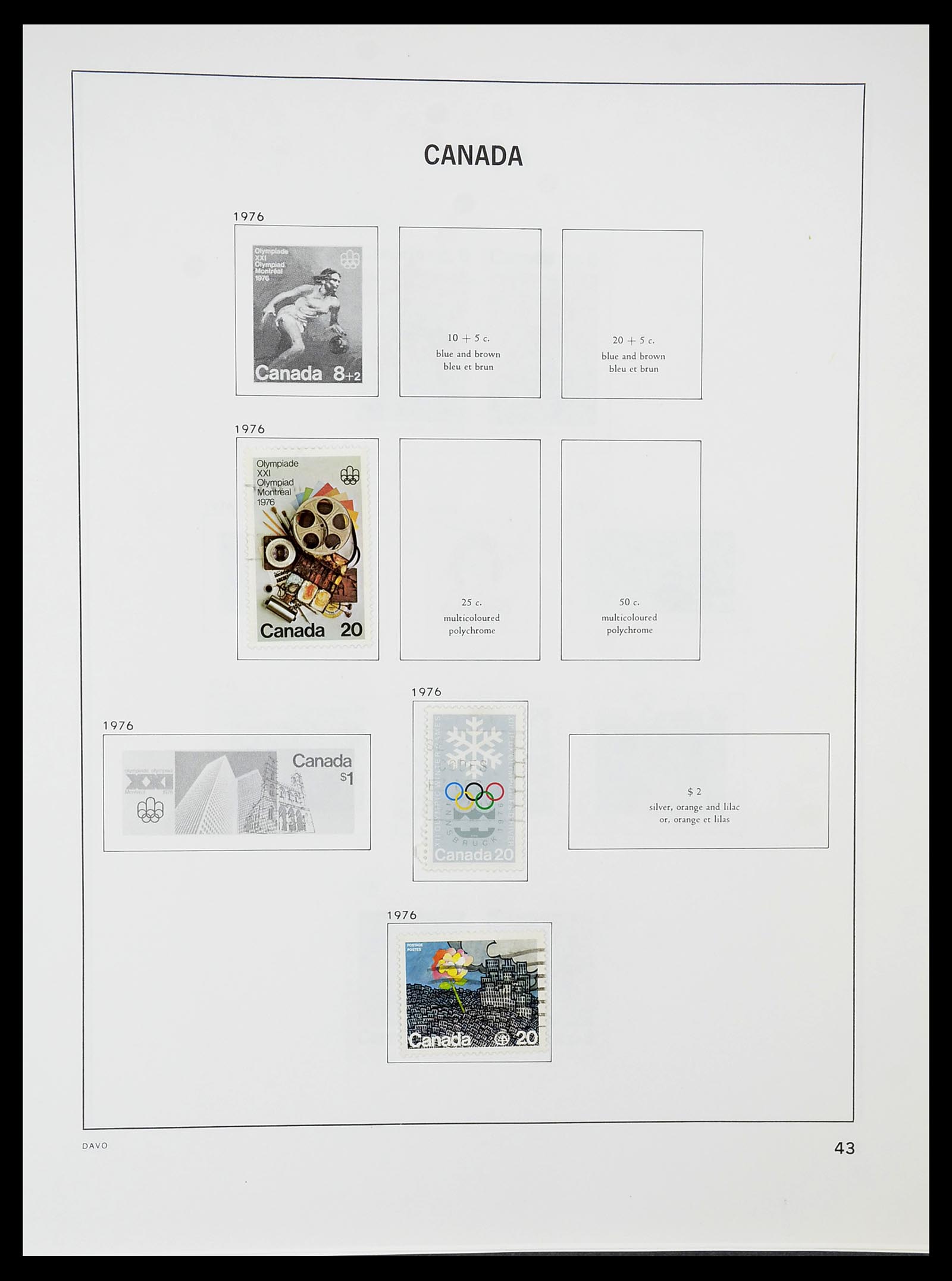 34692 050 - Postzegelverzameling 34692 Canada 1858-1989.