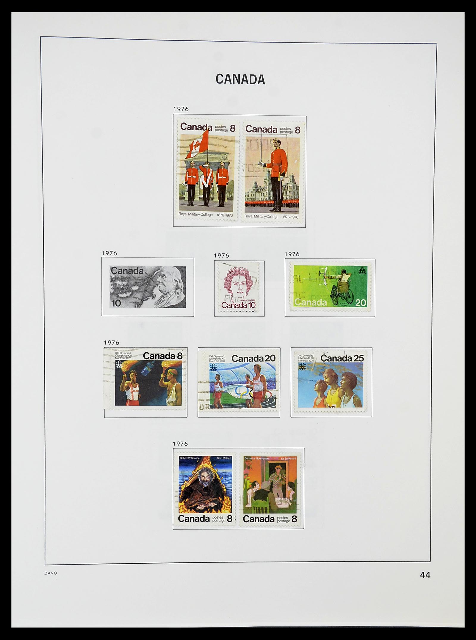 34692 051 - Postzegelverzameling 34692 Canada 1858-1989.