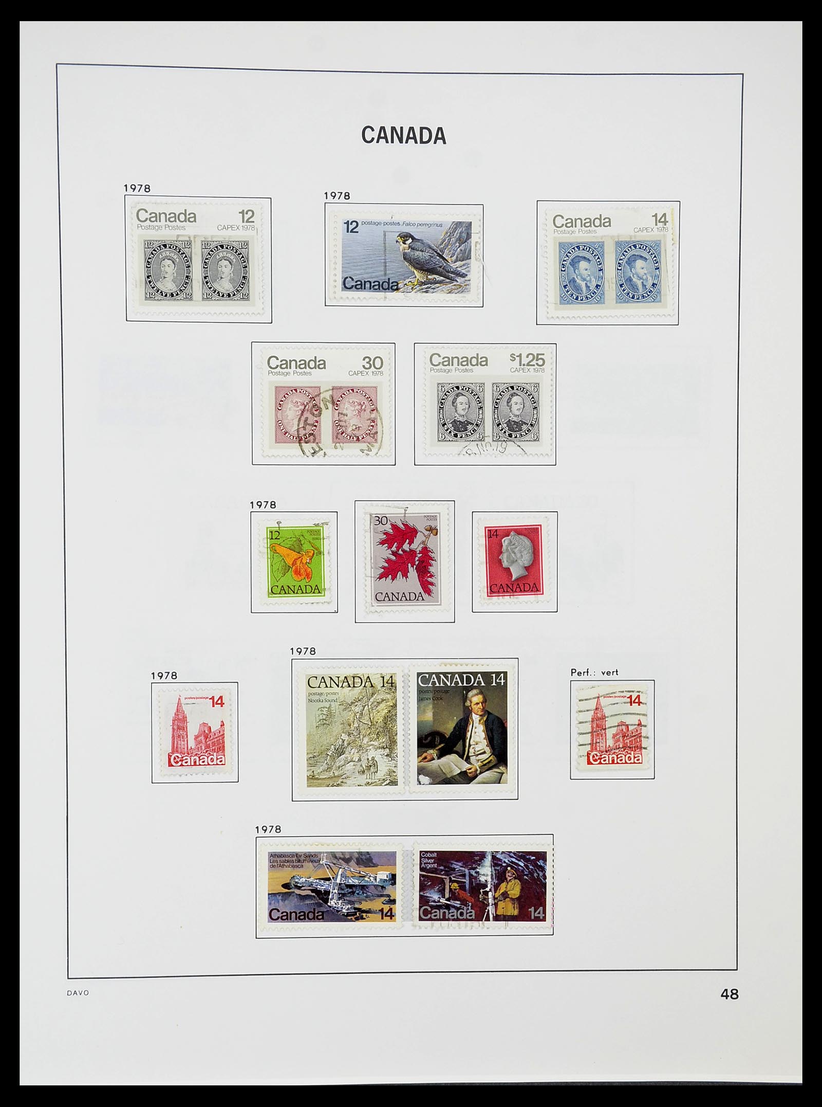 34692 055 - Postzegelverzameling 34692 Canada 1858-1989.