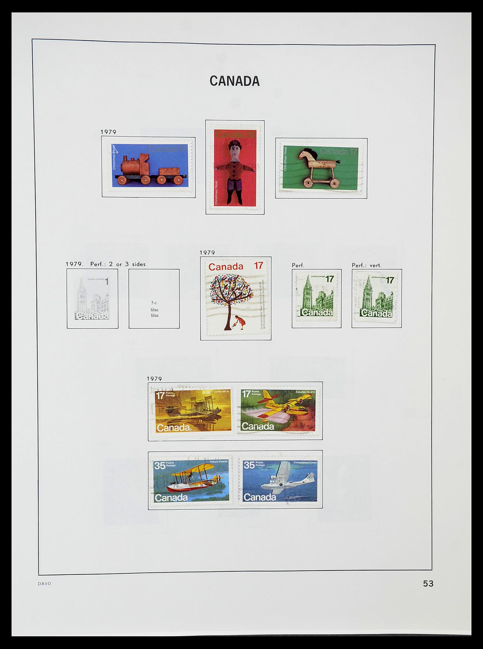 34692 060 - Postzegelverzameling 34692 Canada 1858-1989.