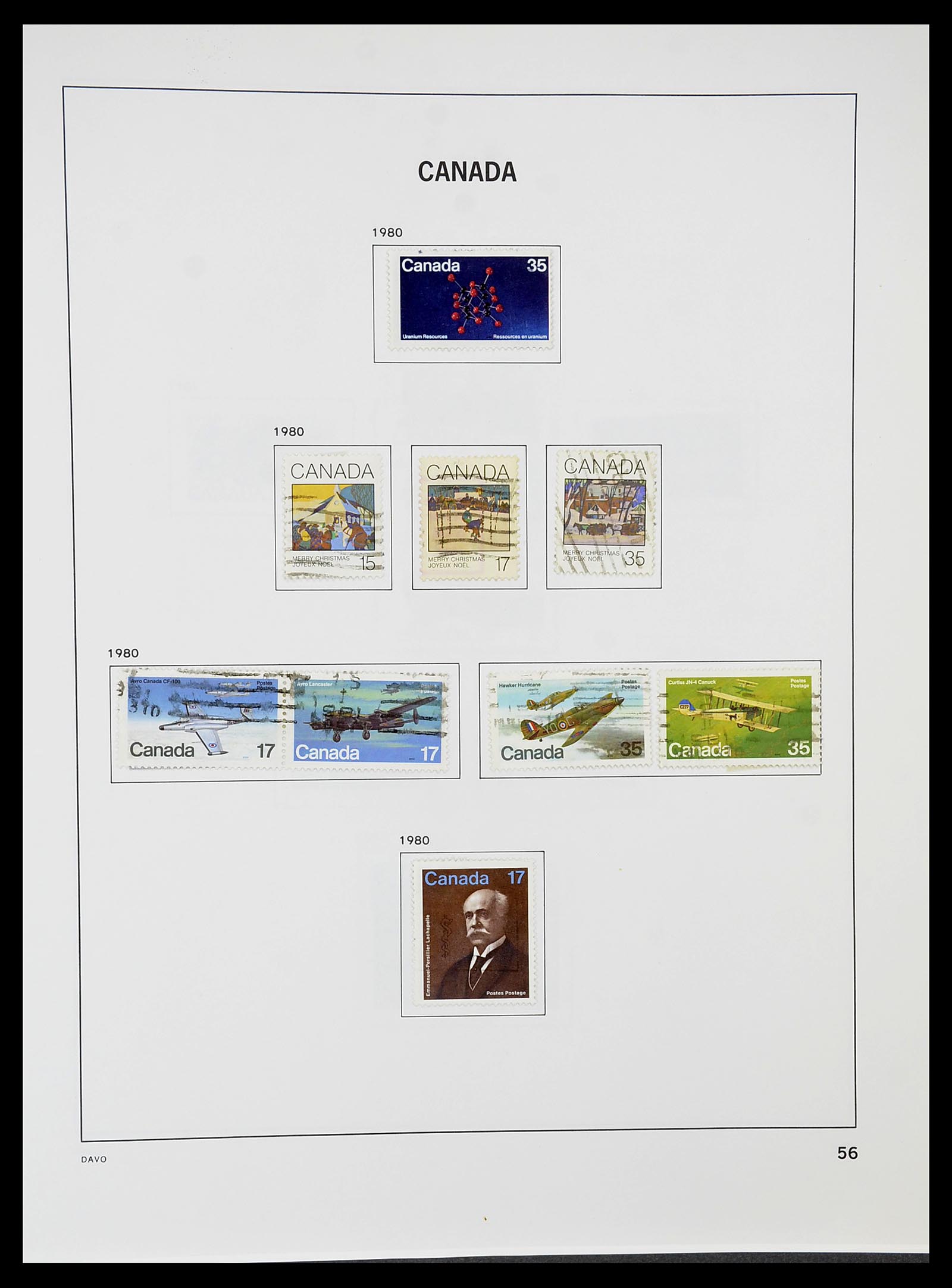 34692 063 - Postzegelverzameling 34692 Canada 1858-1989.