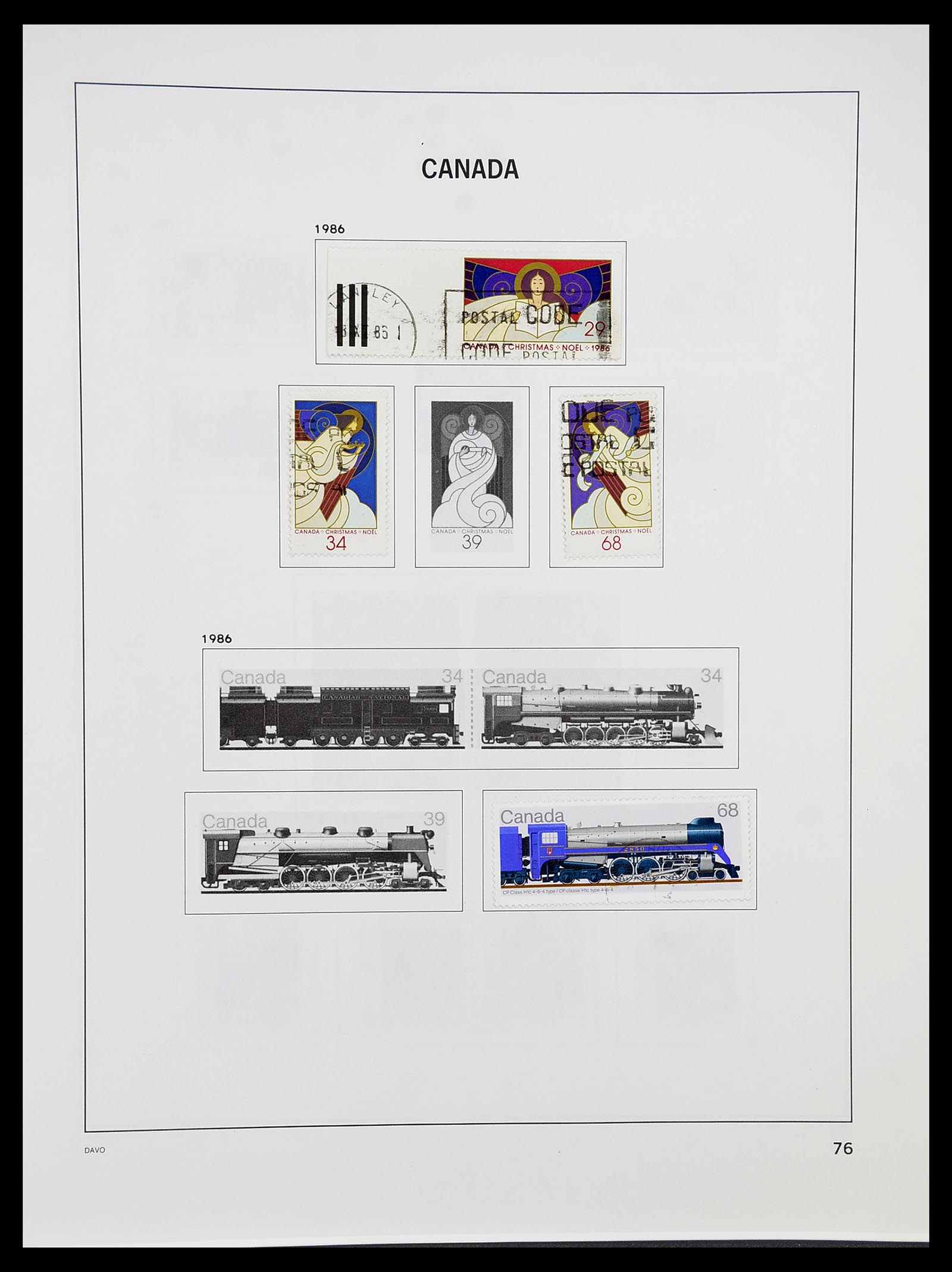 34692 083 - Postzegelverzameling 34692 Canada 1858-1989.