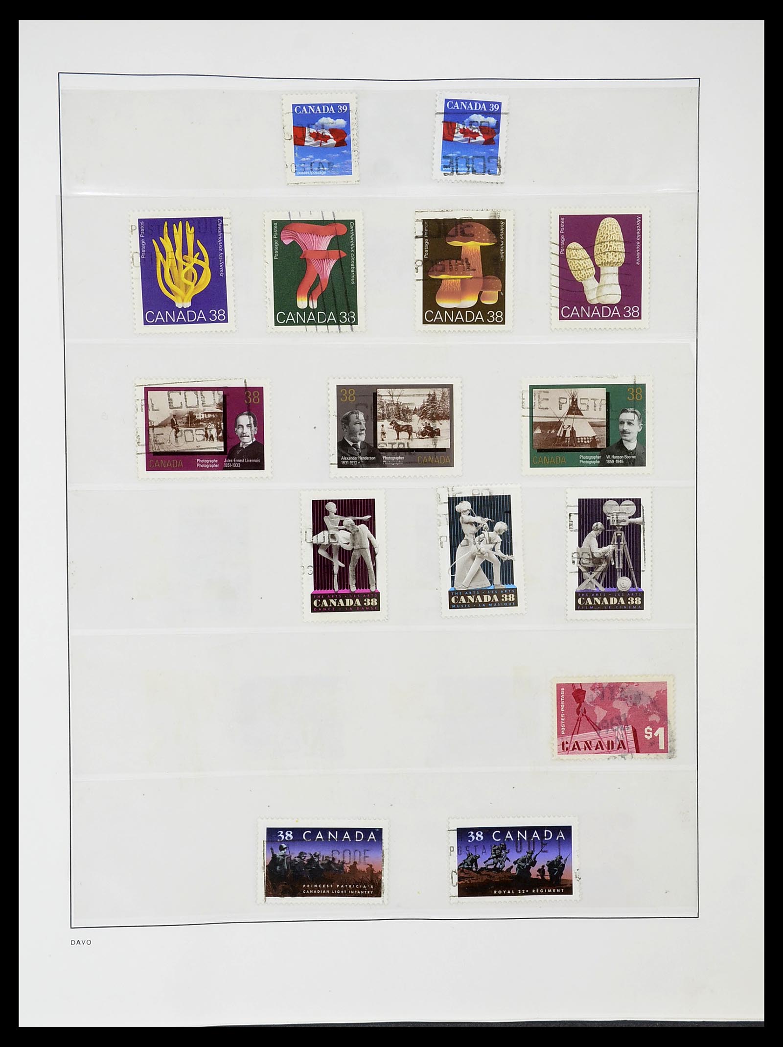 34692 092 - Postzegelverzameling 34692 Canada 1858-1989.