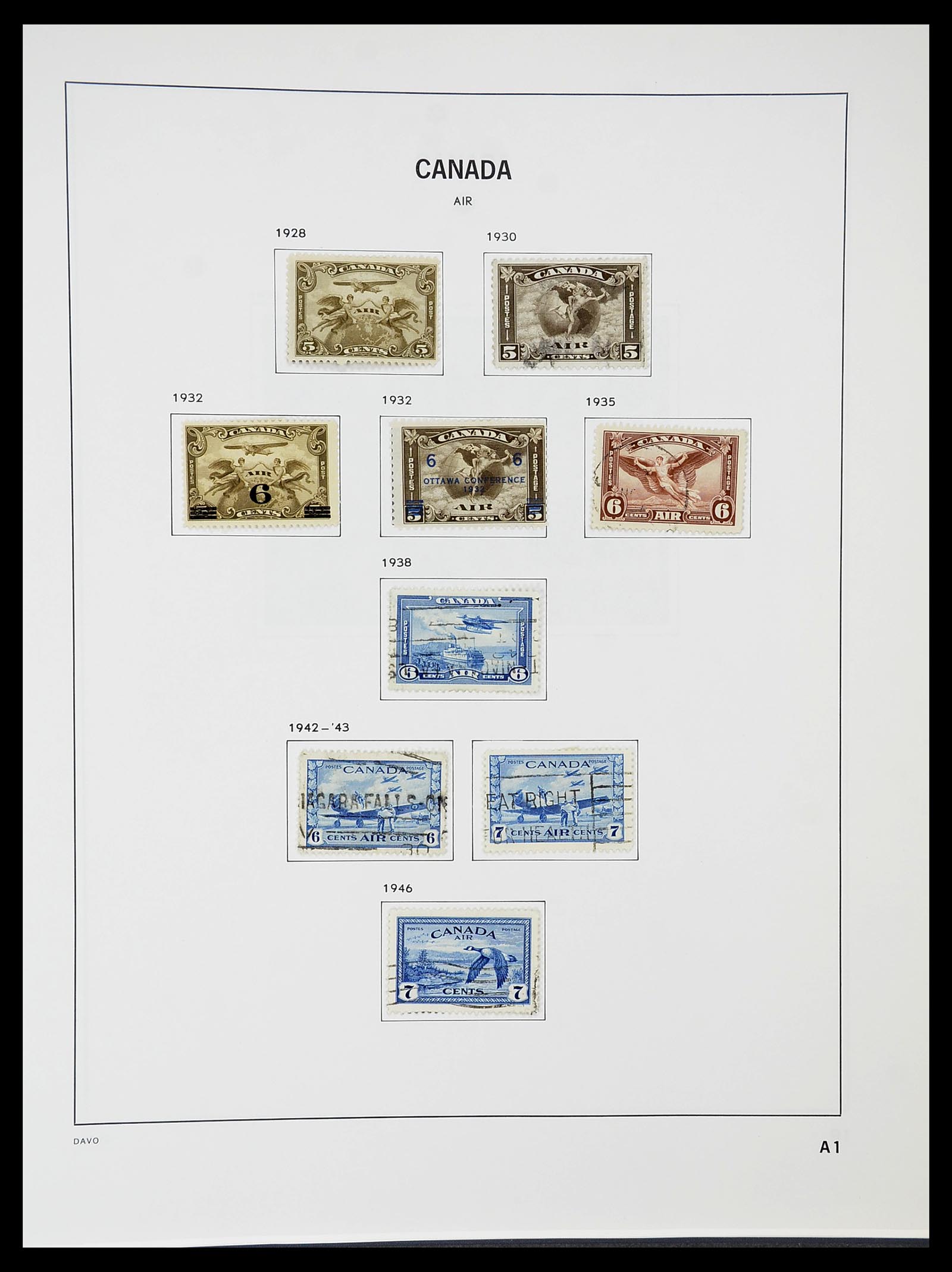 34692 094 - Postzegelverzameling 34692 Canada 1858-1989.