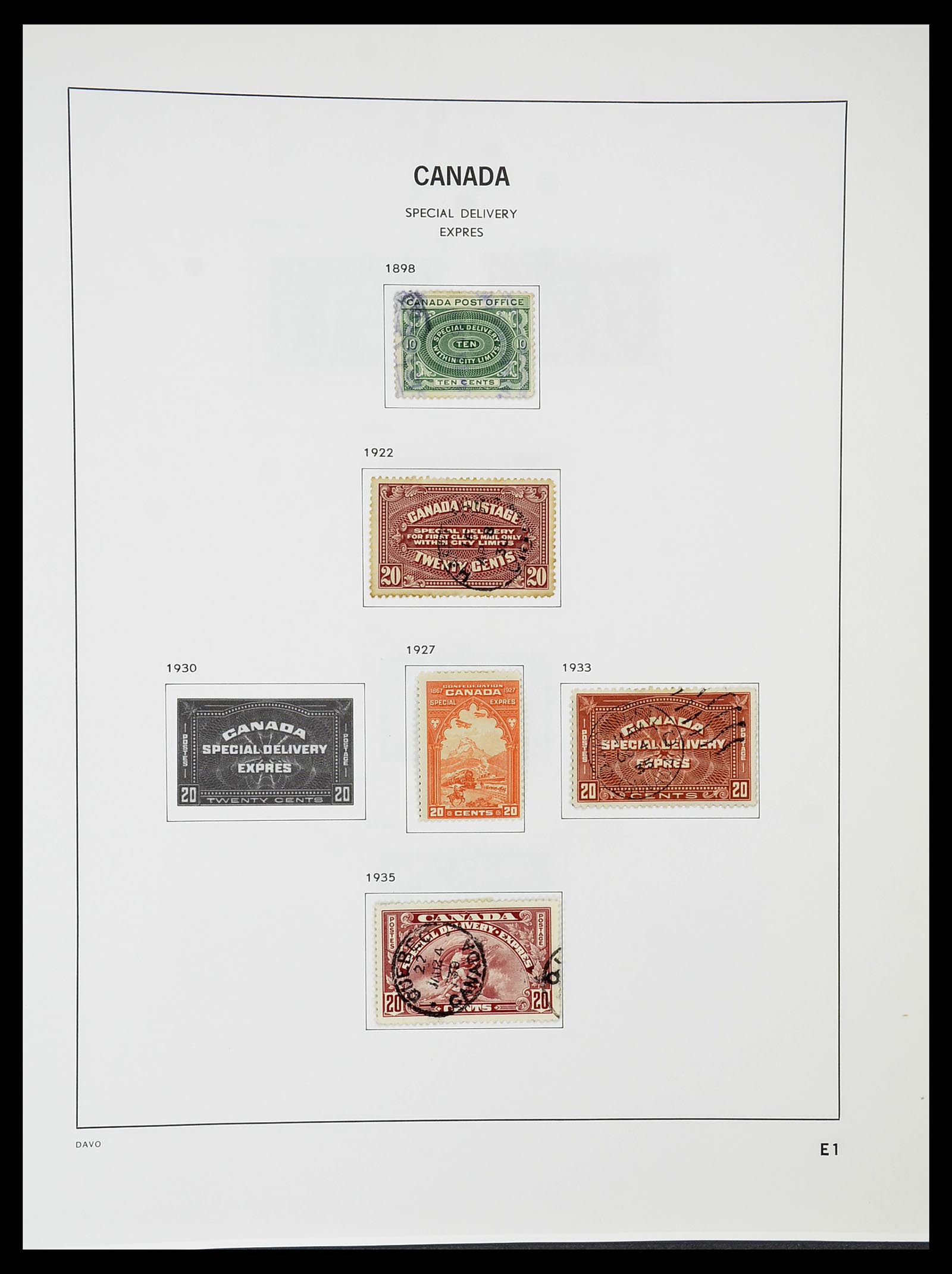 34692 097 - Stamp Collection 34692 Canada 1858-1989.