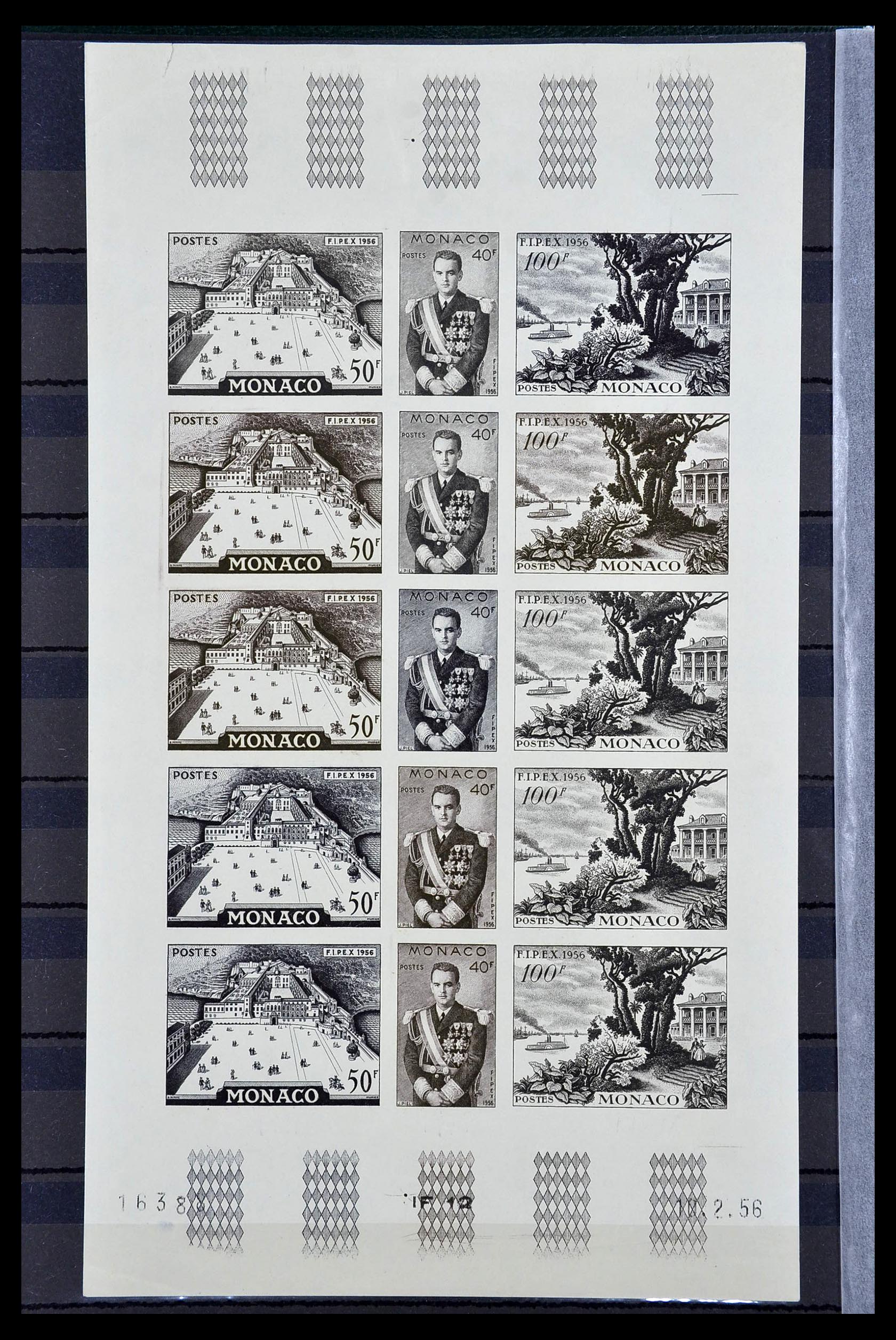 34694 002 - Postzegelverzameling 34694 Monaco 1938-1999.