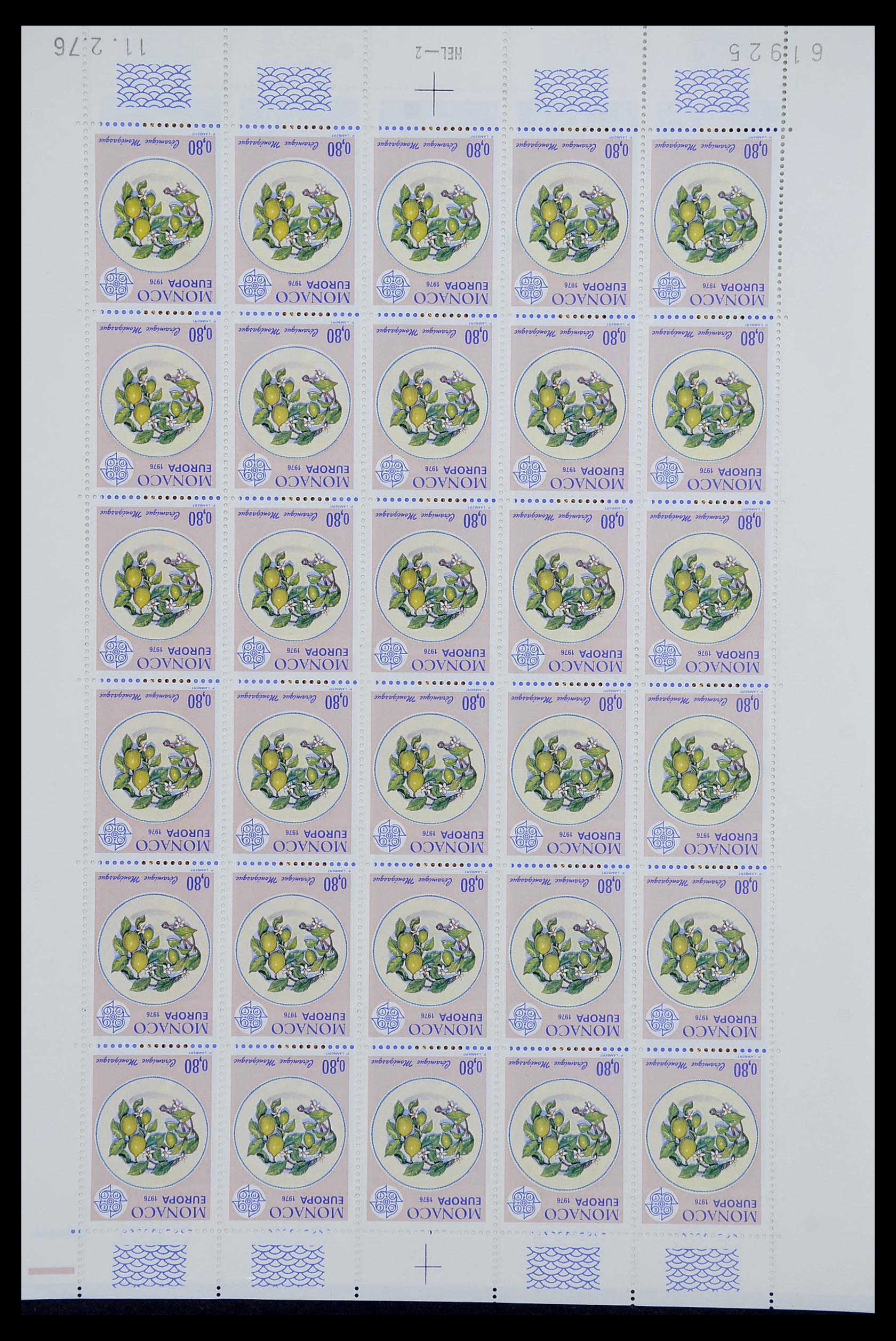 34694 004 - Postzegelverzameling 34694 Monaco 1938-1999.