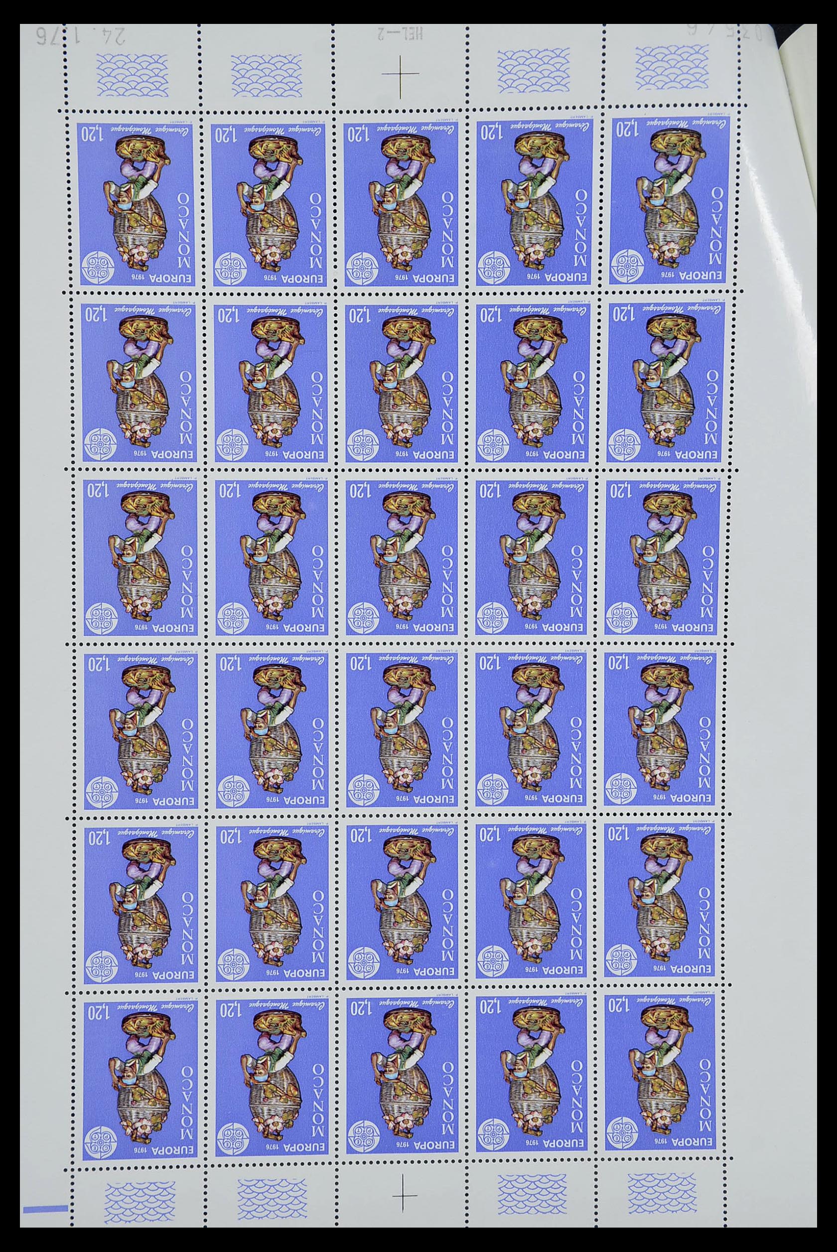 34694 005 - Postzegelverzameling 34694 Monaco 1938-1999.