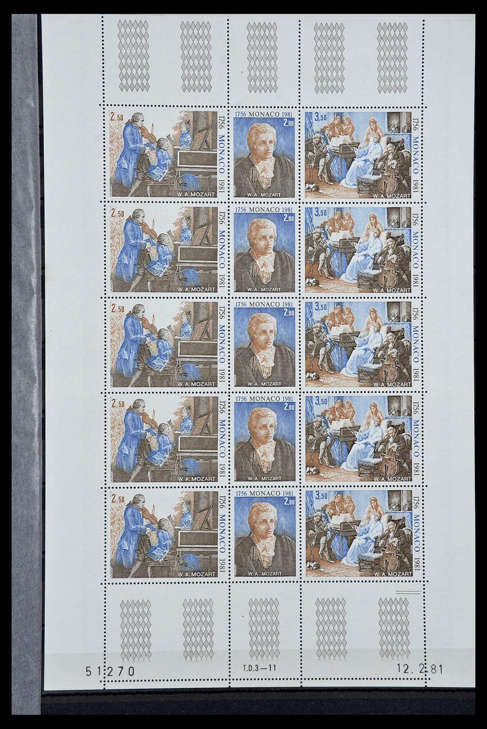 34694 008 - Postzegelverzameling 34694 Monaco 1938-1999.
