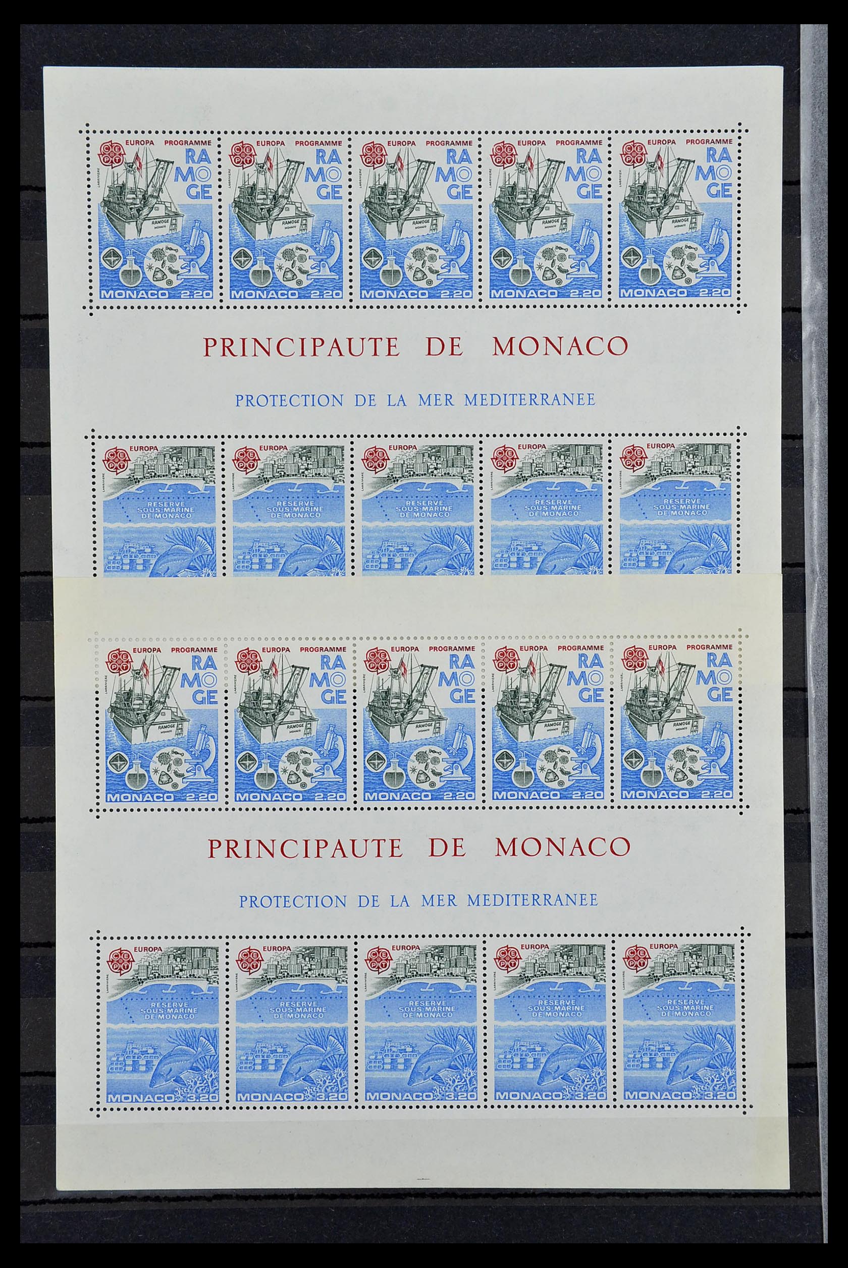 34694 013 - Stamp Collection 34694 Monaco 1938-1999.