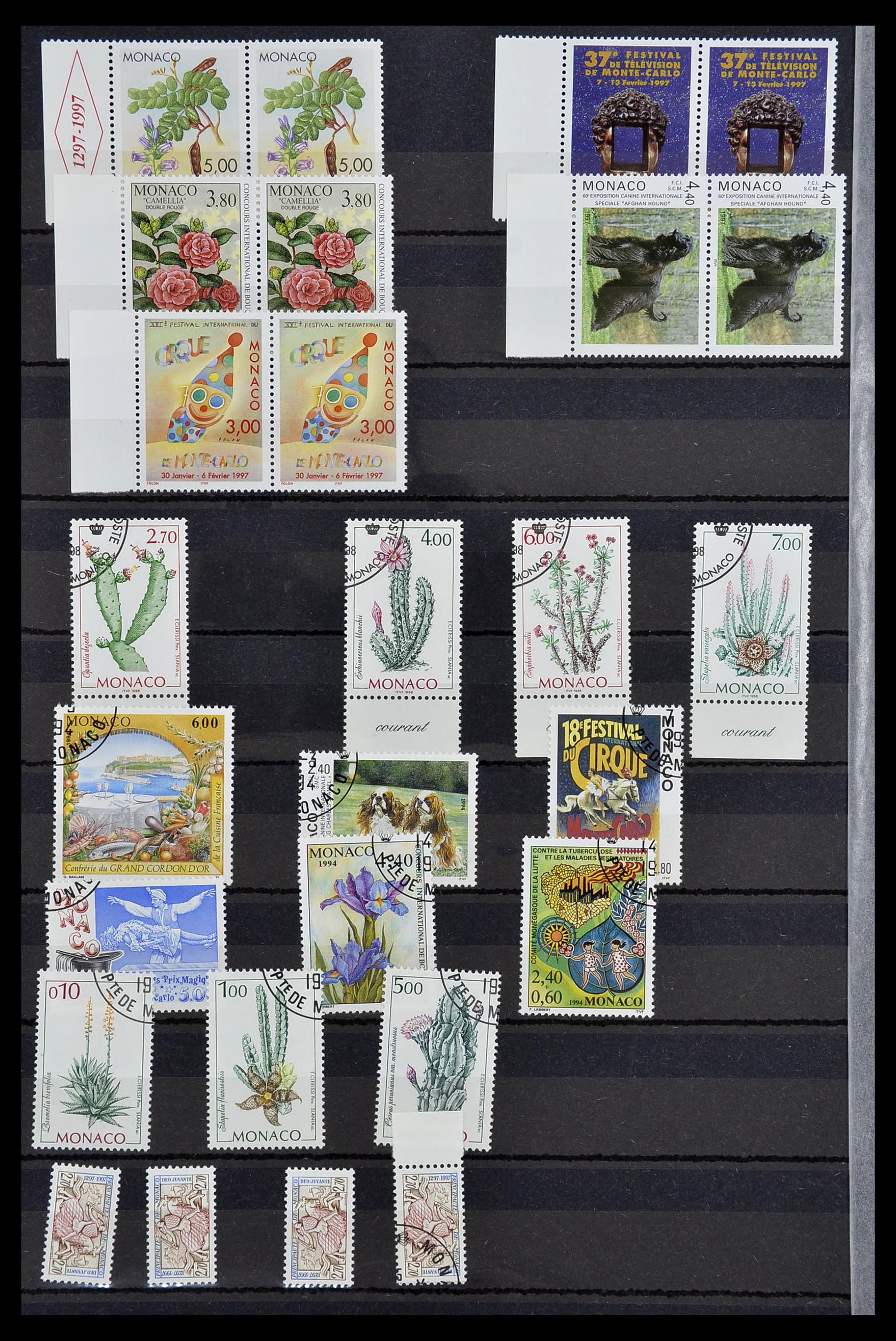 34694 017 - Postzegelverzameling 34694 Monaco 1938-1999.