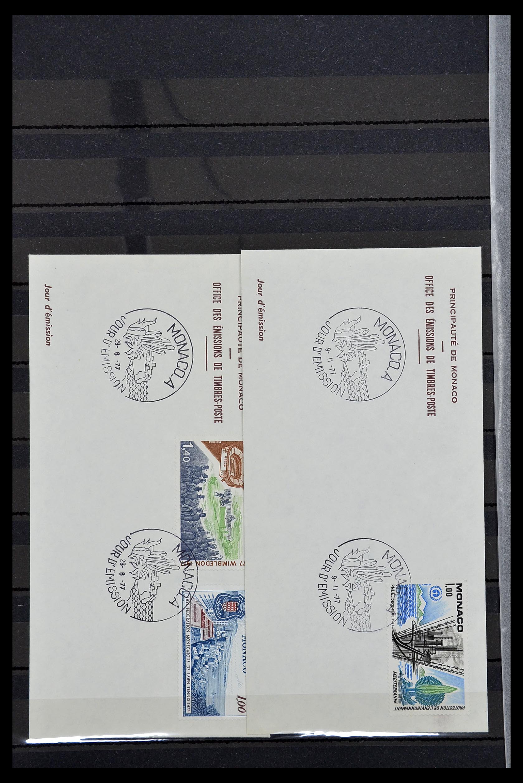 34694 027 - Postzegelverzameling 34694 Monaco 1938-1999.