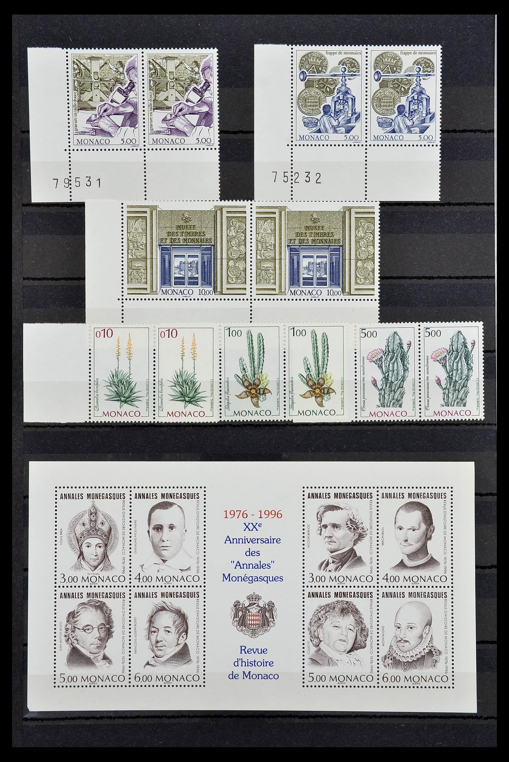 34694 033 - Postzegelverzameling 34694 Monaco 1938-1999.