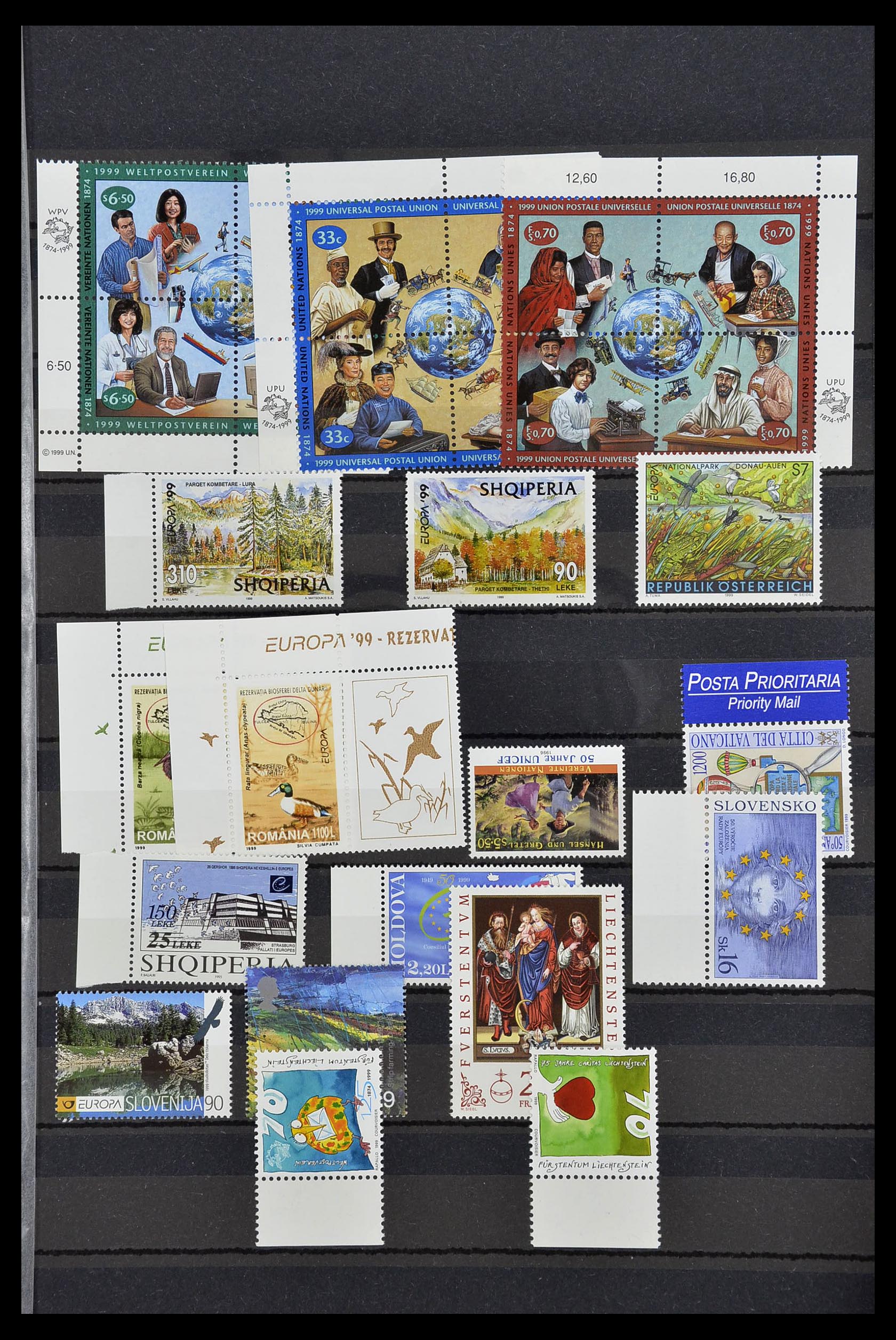 34694 036 - Postzegelverzameling 34694 Monaco 1938-1999.
