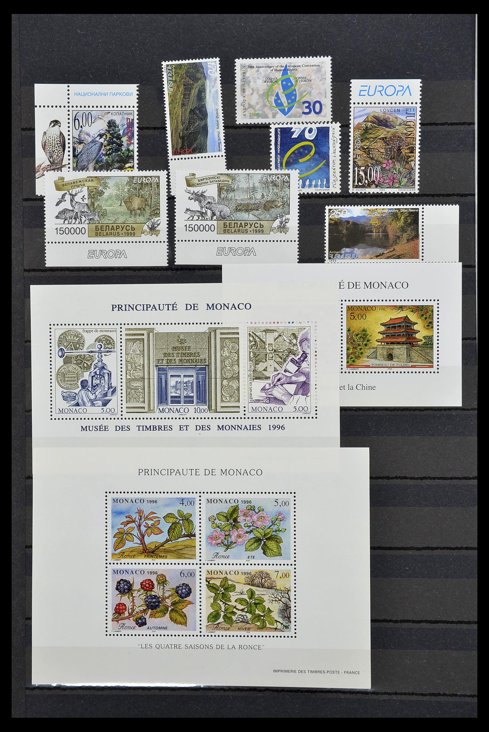 34694 037 - Postzegelverzameling 34694 Monaco 1938-1999.