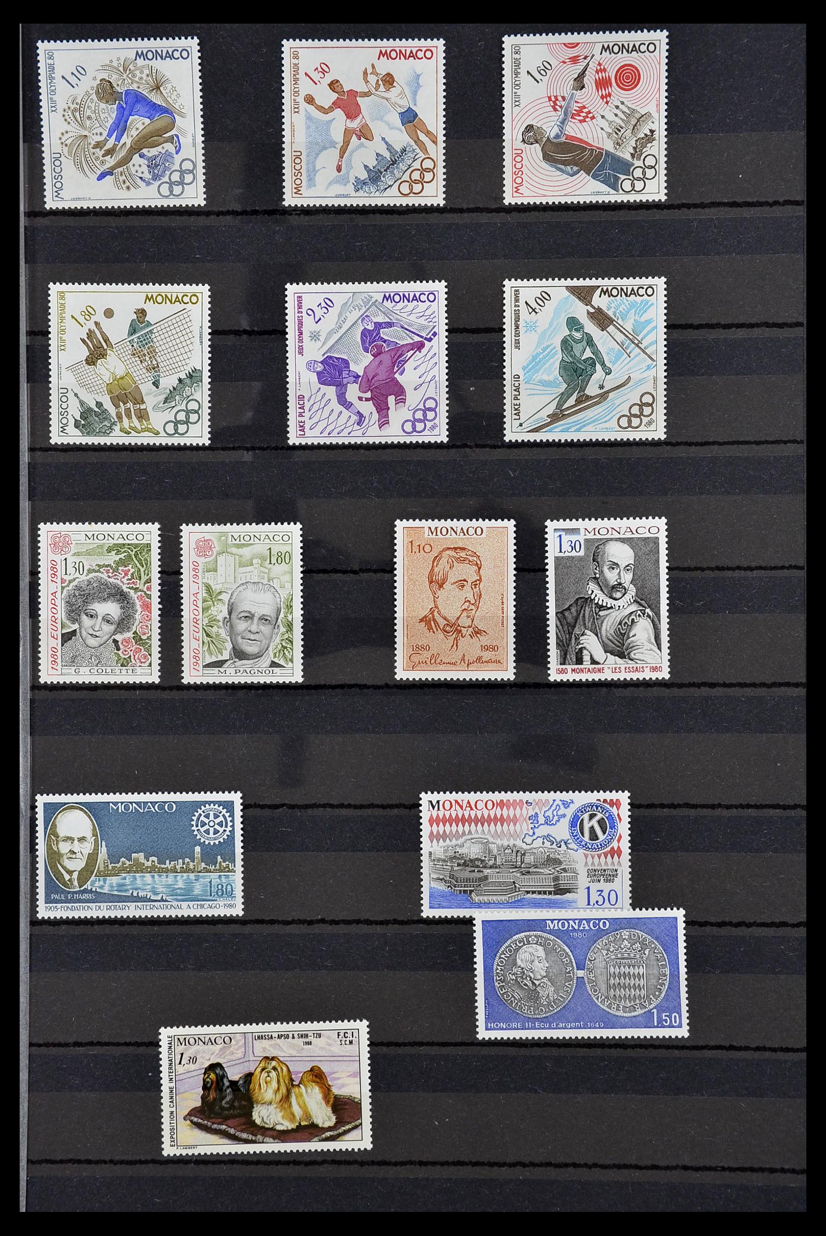34694 038 - Postzegelverzameling 34694 Monaco 1938-1999.