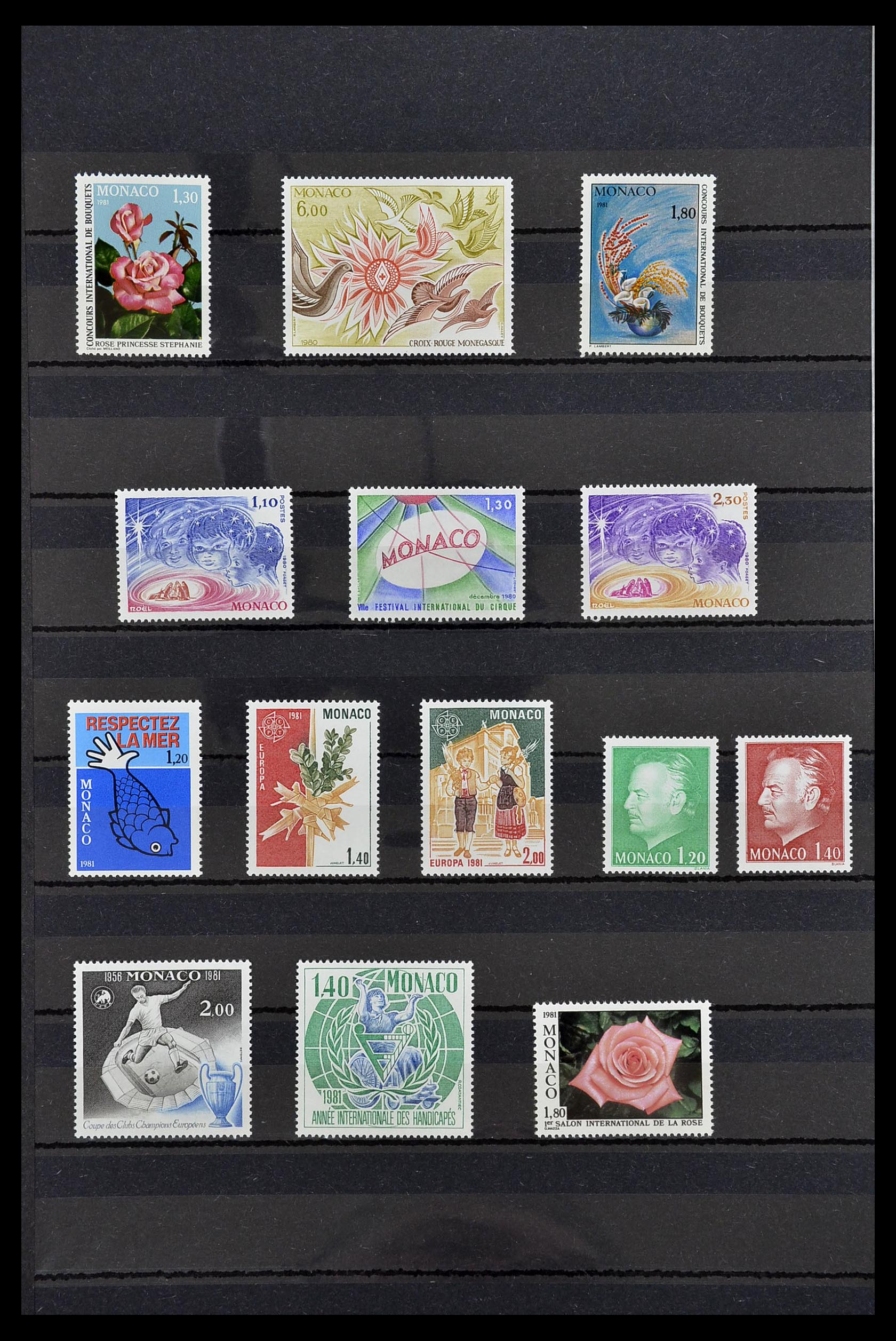 34694 039 - Stamp Collection 34694 Monaco 1938-1999.