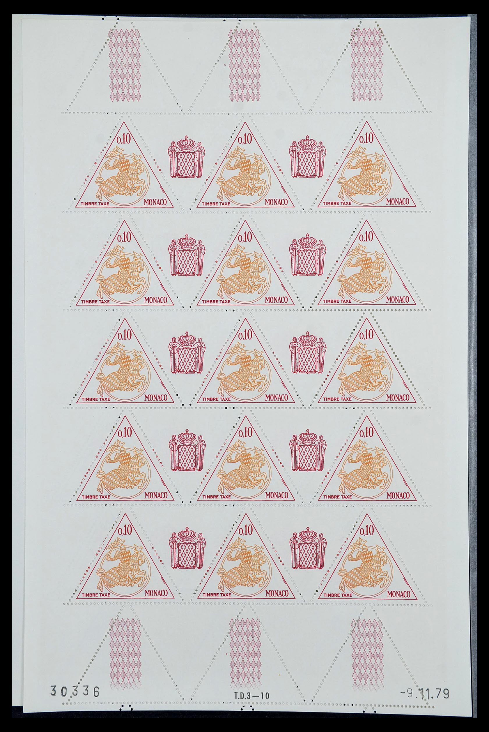 34694 050 - Postzegelverzameling 34694 Monaco 1938-1999.