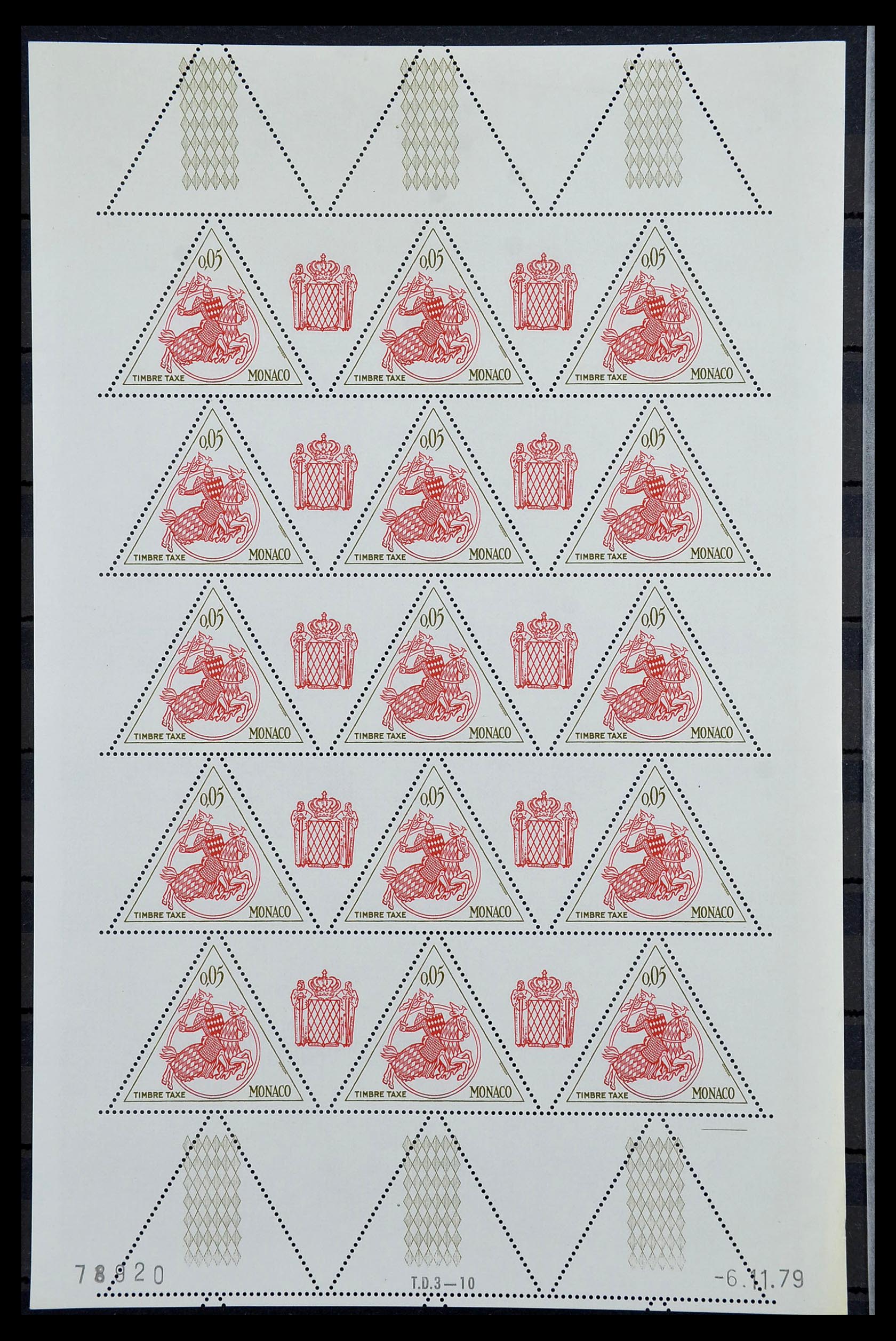 34694 051 - Postzegelverzameling 34694 Monaco 1938-1999.