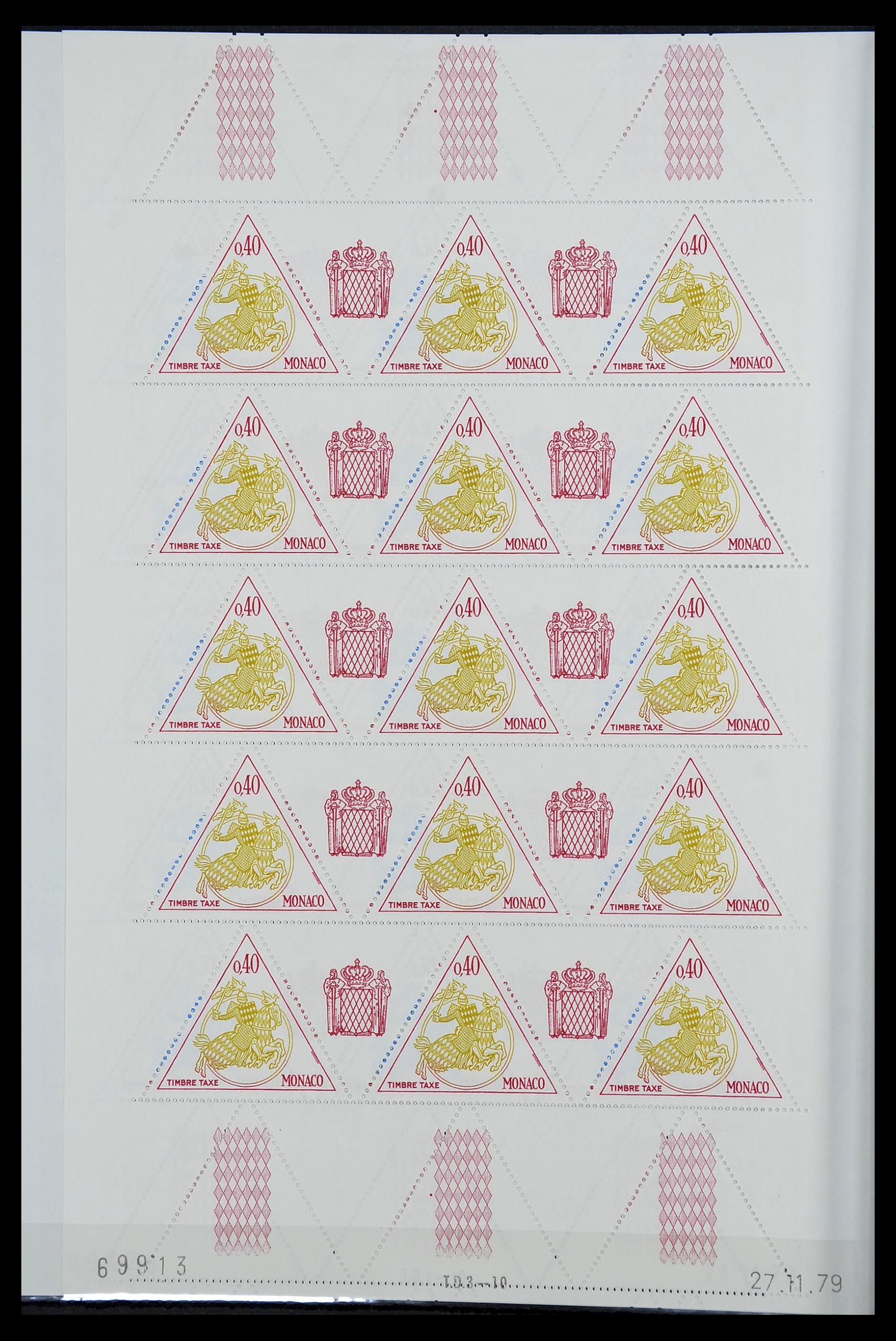 34694 054 - Postzegelverzameling 34694 Monaco 1938-1999.