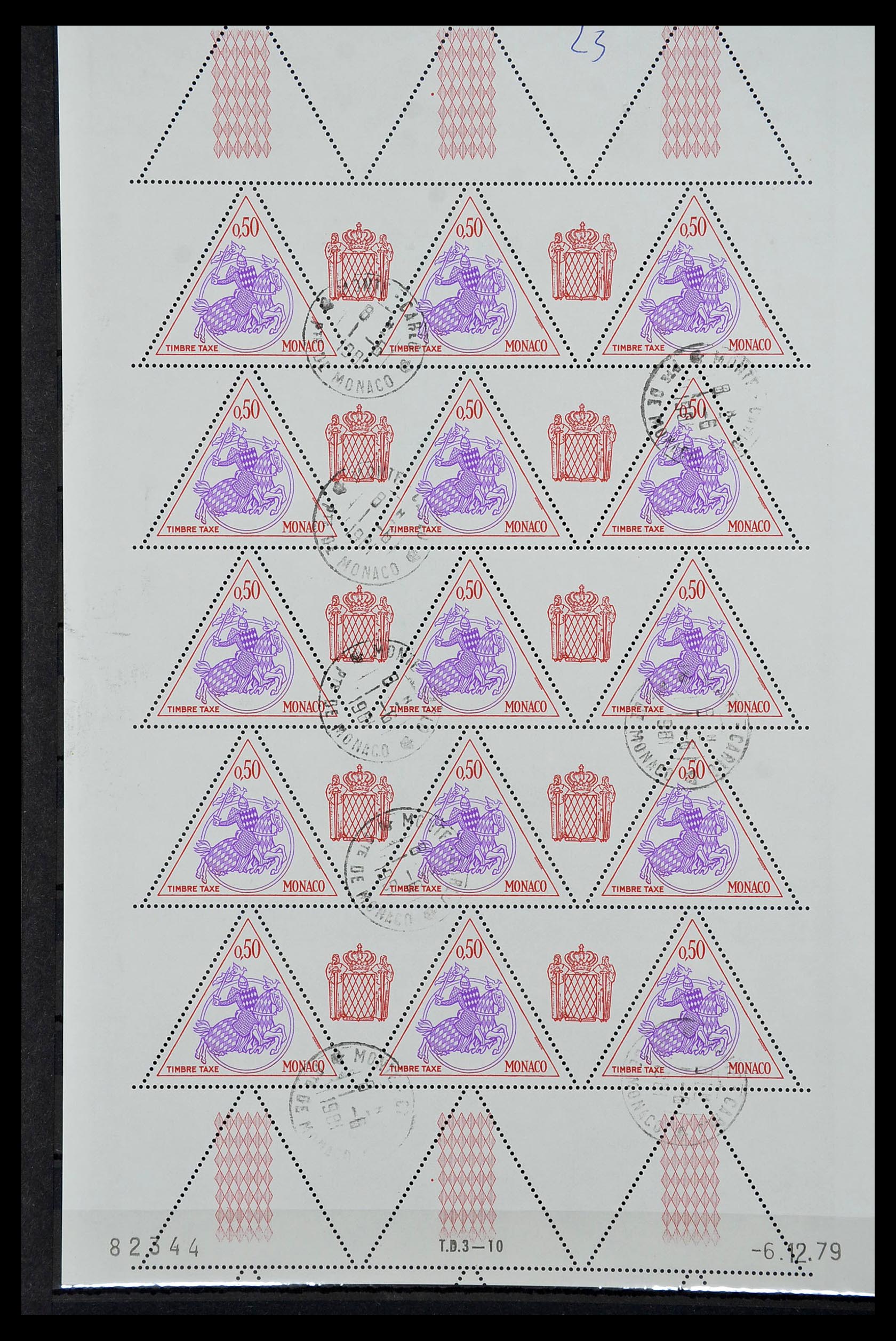 34694 057 - Postzegelverzameling 34694 Monaco 1938-1999.