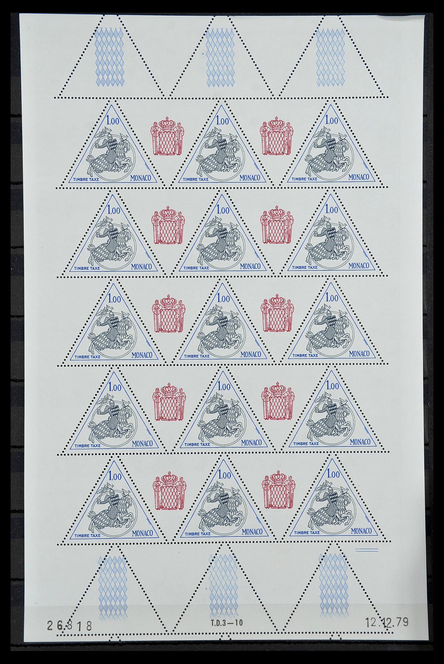 34694 058 - Postzegelverzameling 34694 Monaco 1938-1999.