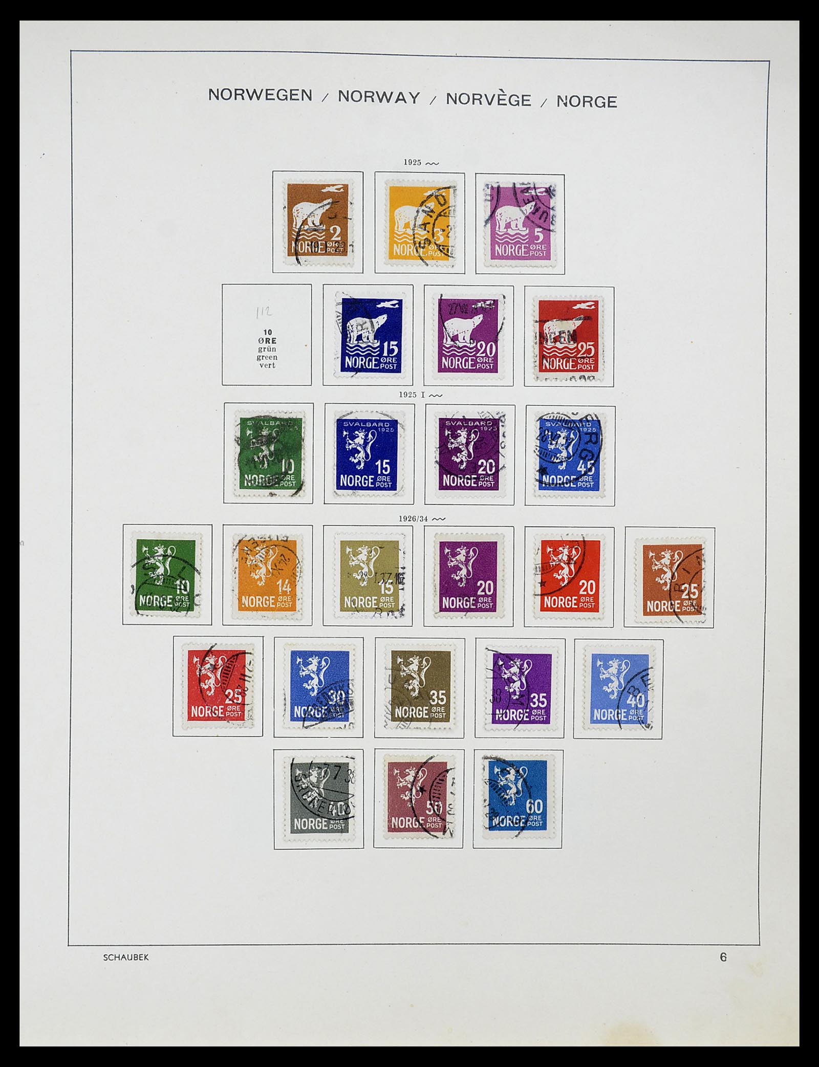 34696 008 - Postzegelverzameling 34696 Noorwegen 1856-1999.