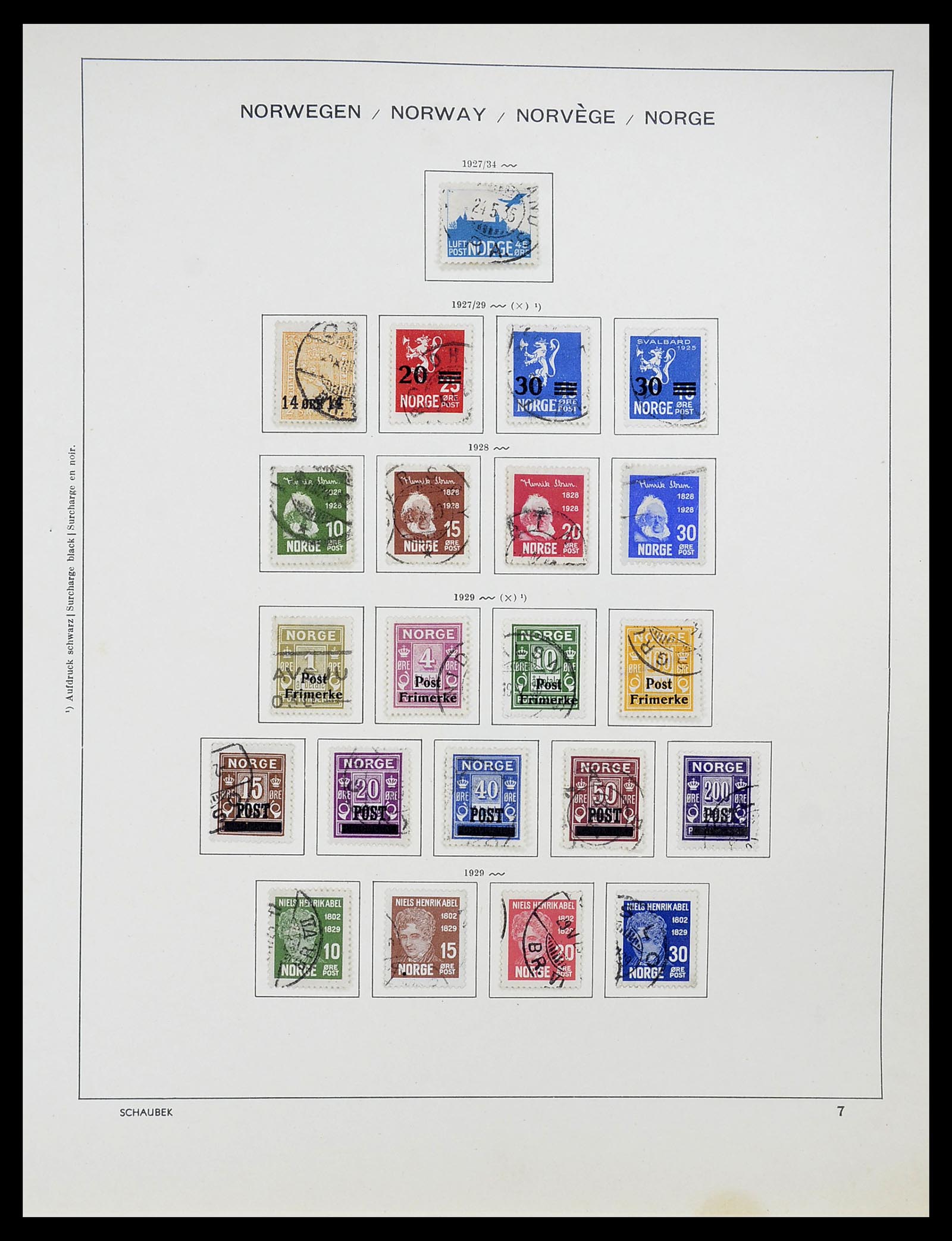 34696 009 - Postzegelverzameling 34696 Noorwegen 1856-1999.