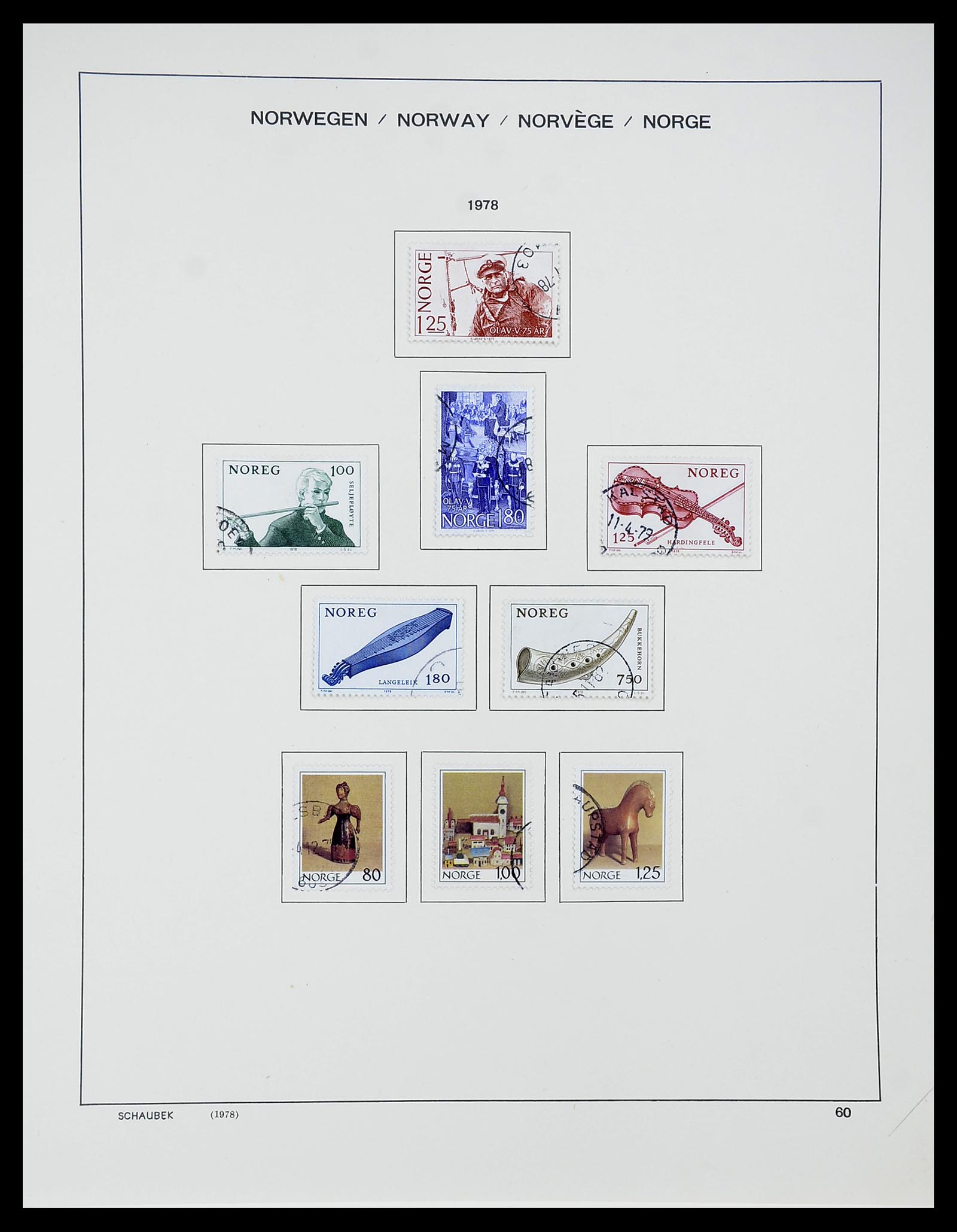 34696 062 - Postzegelverzameling 34696 Noorwegen 1856-1999.