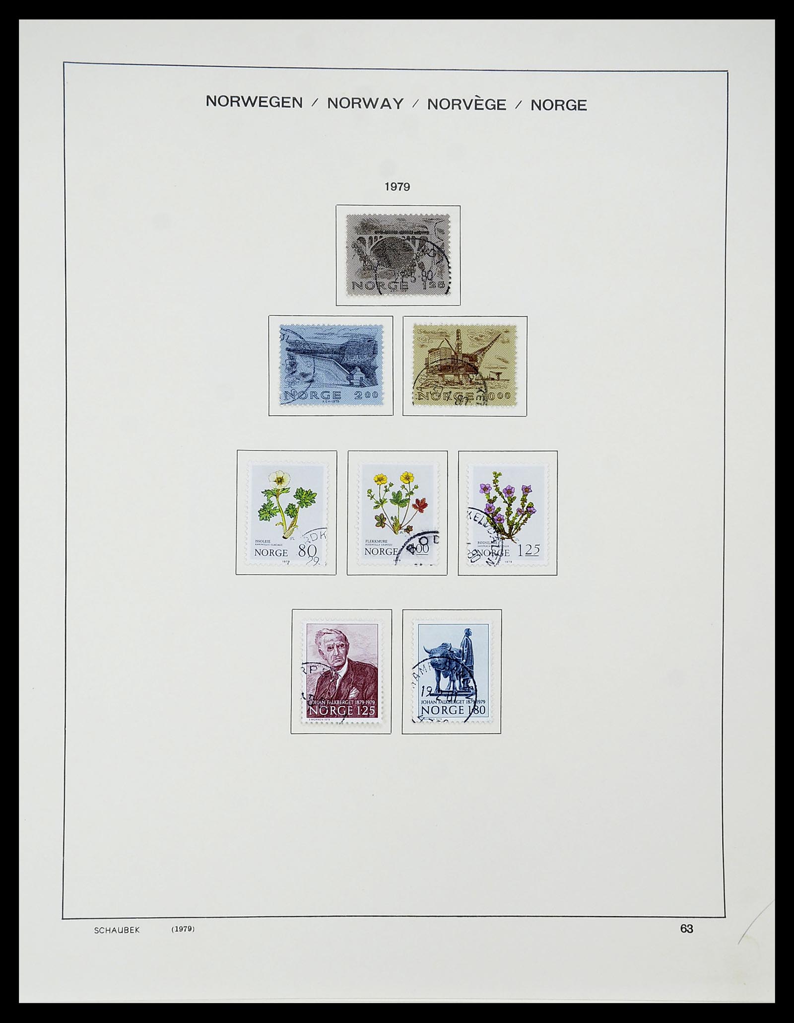 34696 064 - Postzegelverzameling 34696 Noorwegen 1856-1999.