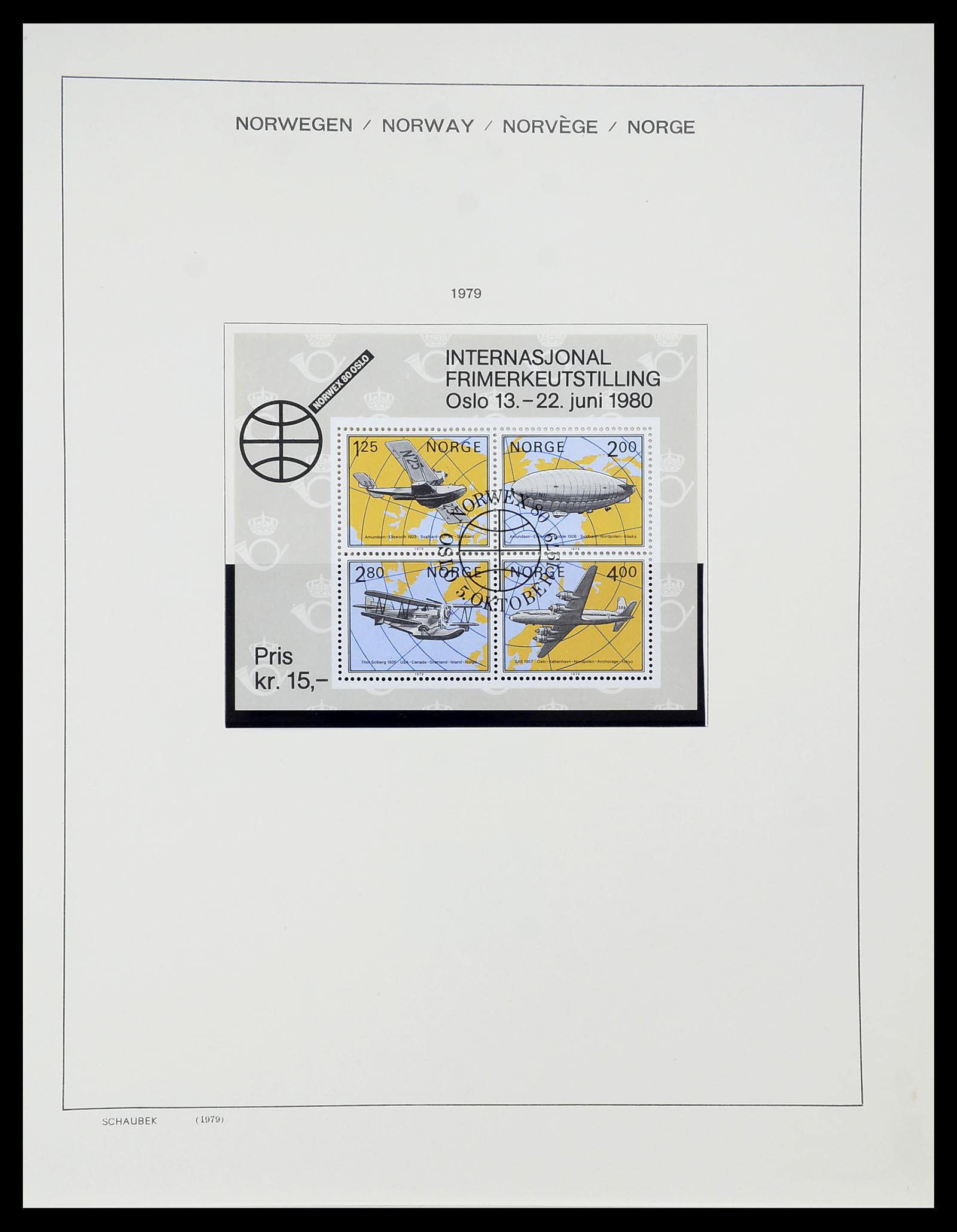 34696 066 - Postzegelverzameling 34696 Noorwegen 1856-1999.