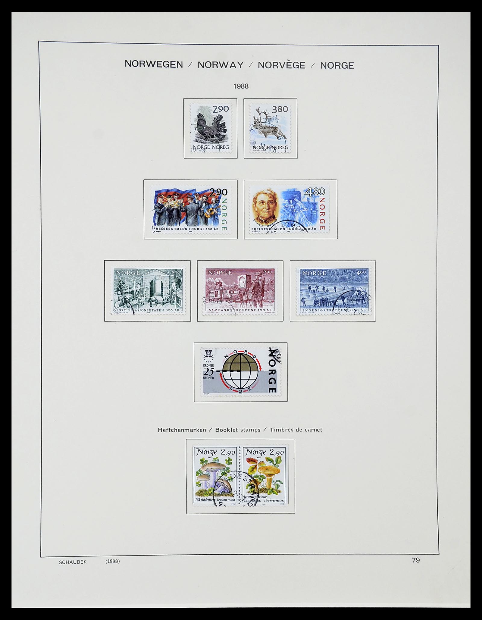 34696 083 - Postzegelverzameling 34696 Noorwegen 1856-1999.
