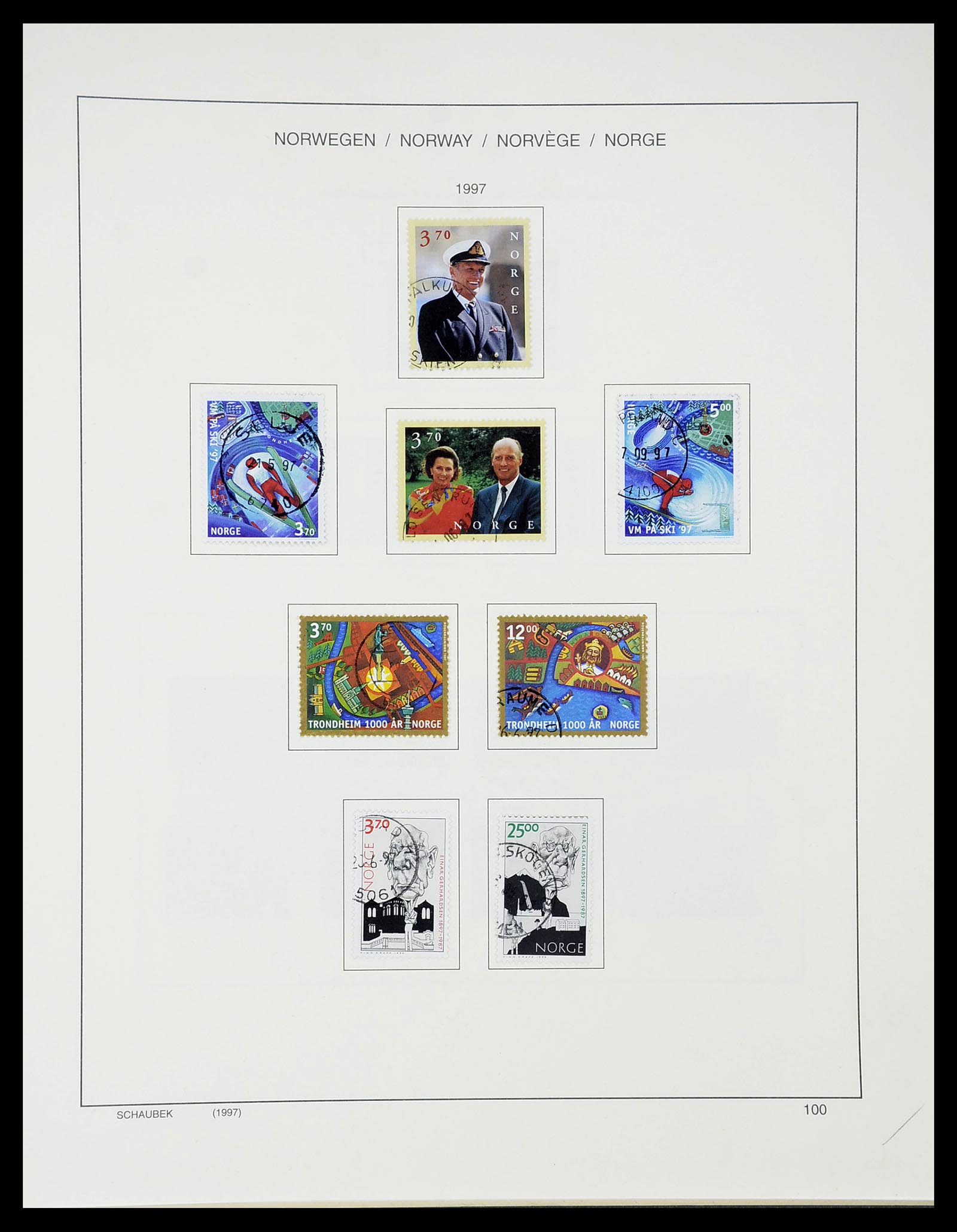 34696 108 - Postzegelverzameling 34696 Noorwegen 1856-1999.