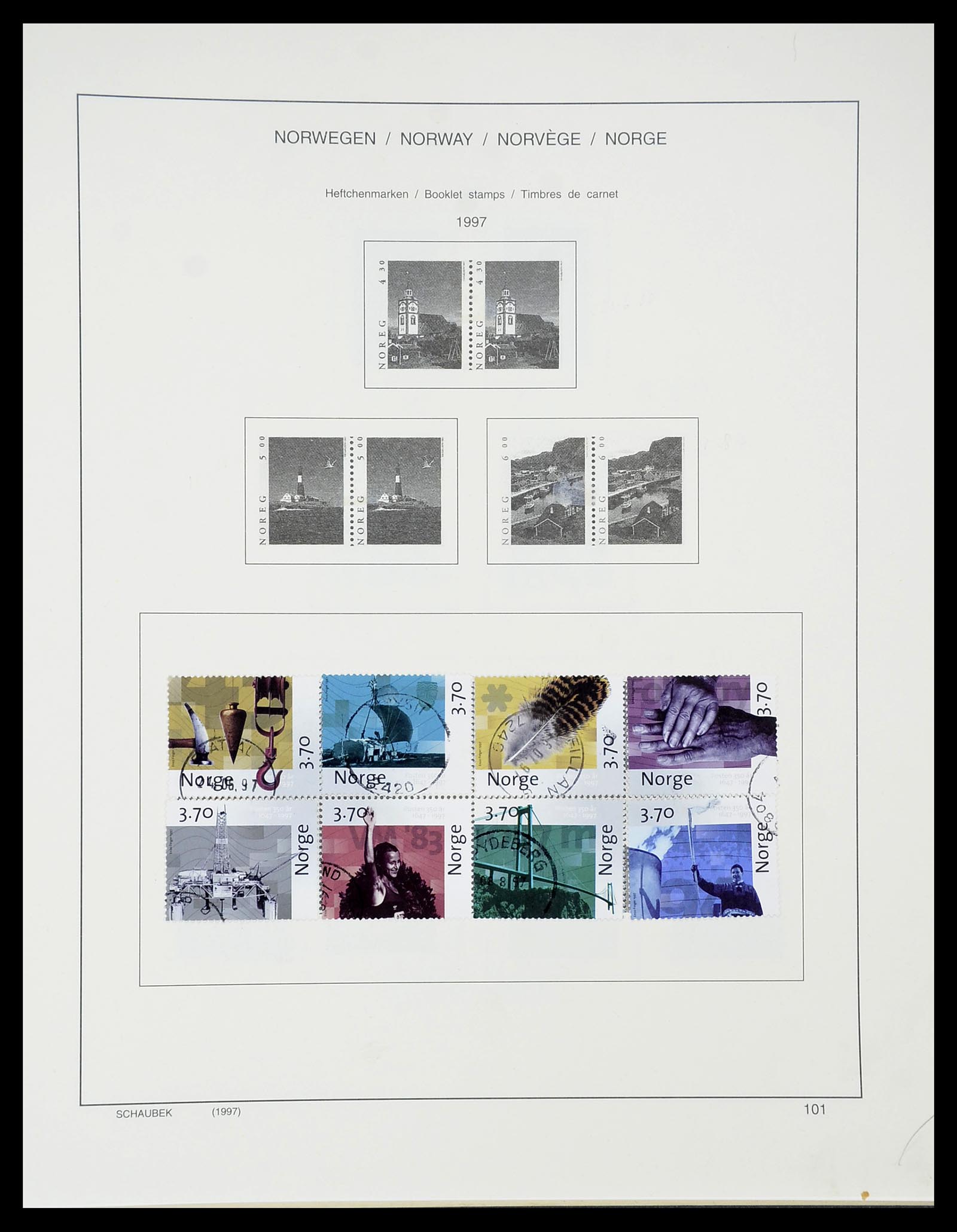 34696 109 - Postzegelverzameling 34696 Noorwegen 1856-1999.