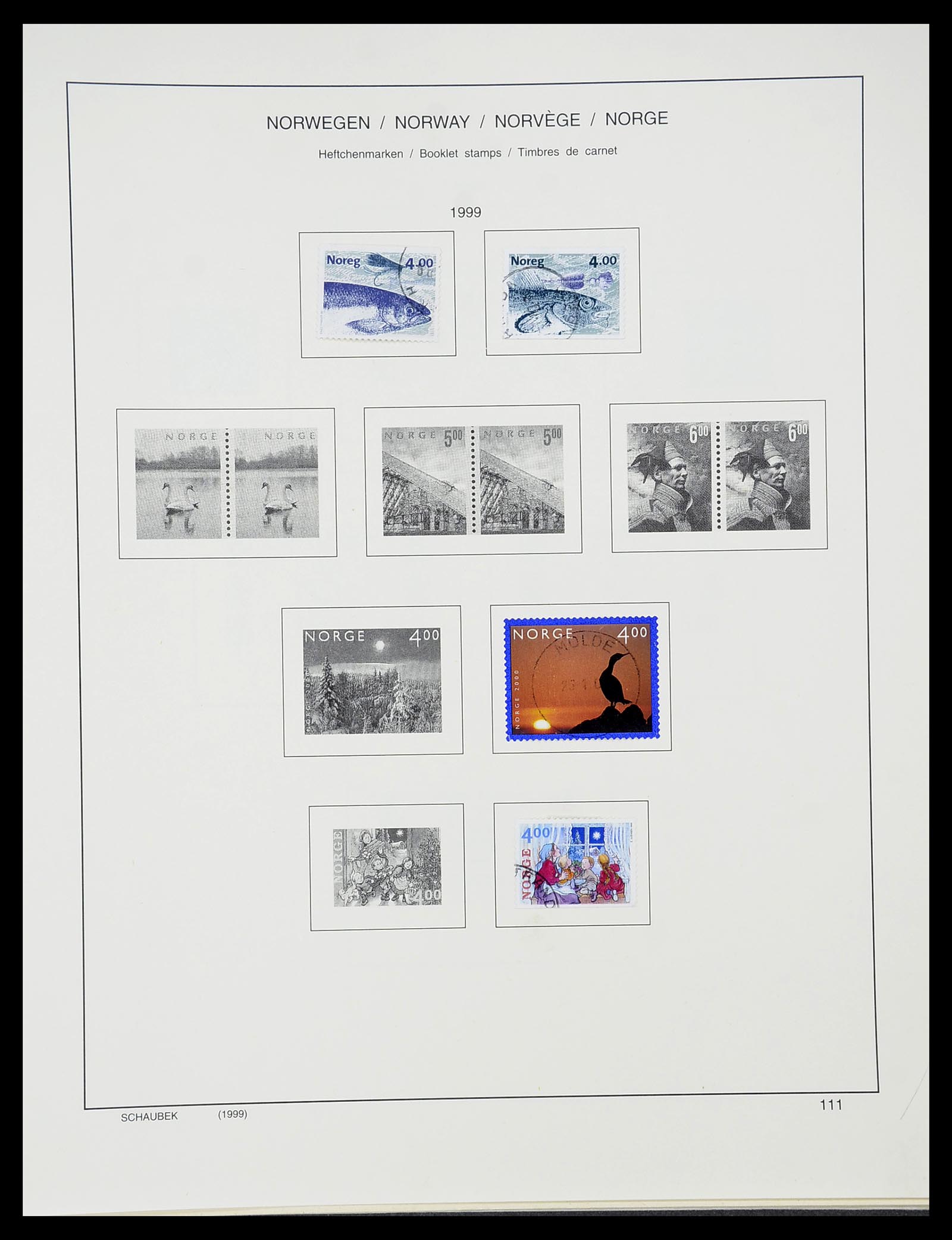 34696 119 - Postzegelverzameling 34696 Noorwegen 1856-1999.